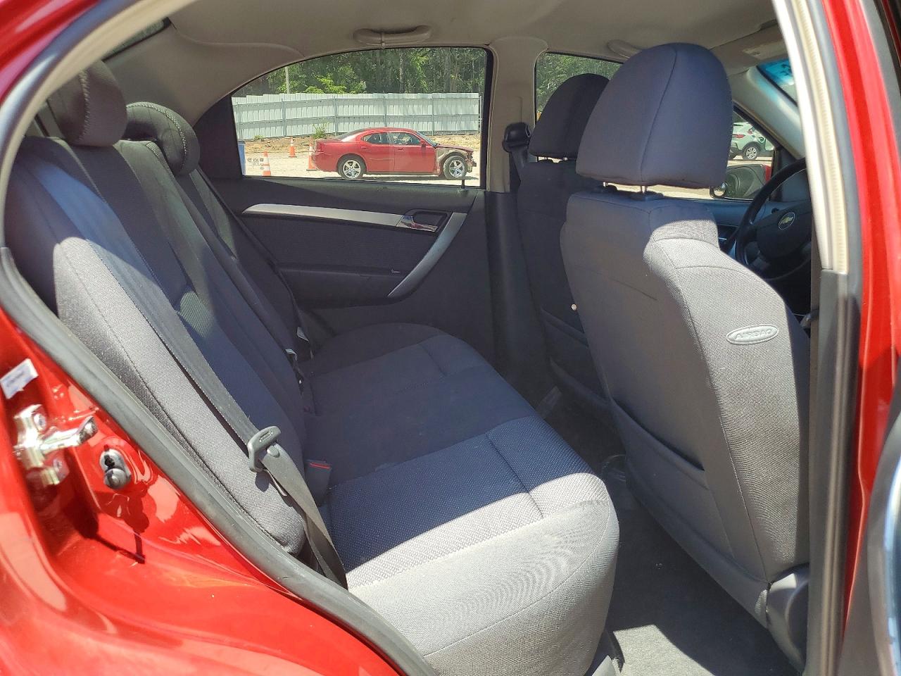 2010 Chevrolet Aveo Ls Red vin: KL1TD5DE7AB049231