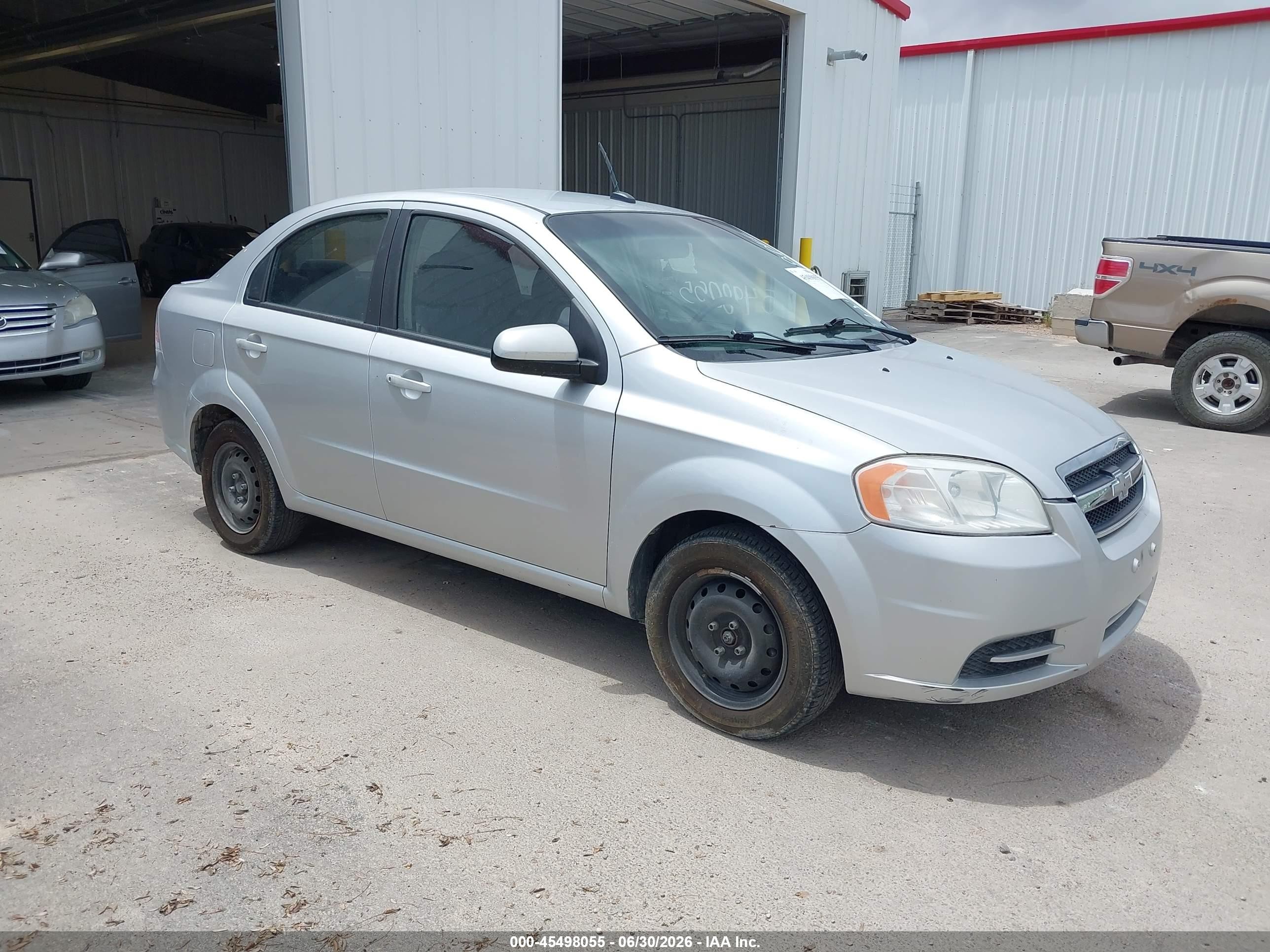 2011 Chevrolet Aveo Ls Silver vin: KL1TD5DE7BB137018