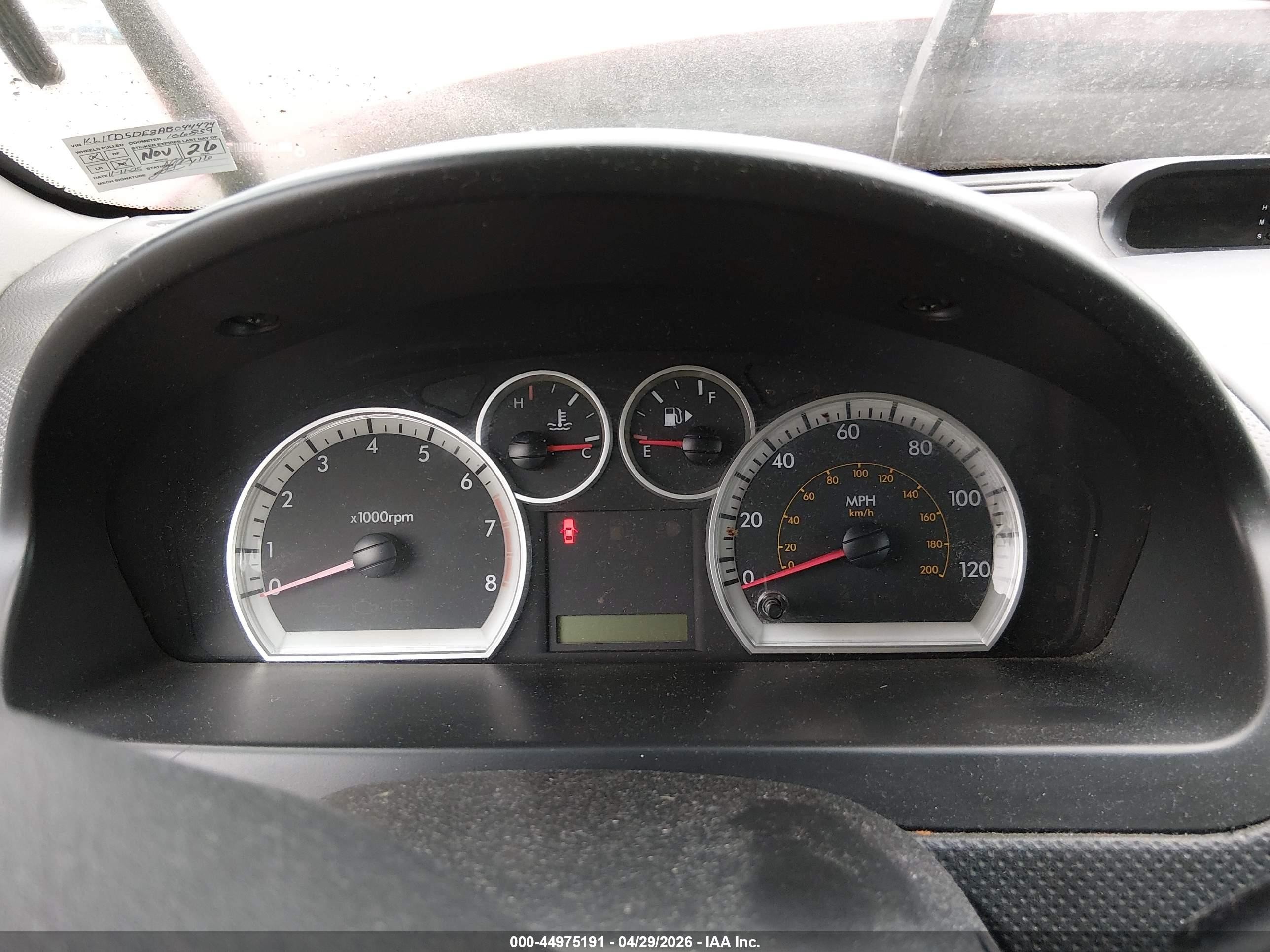 2010 Chevrolet Aveo Lt Red vin: KL1TD5DE8AB044474