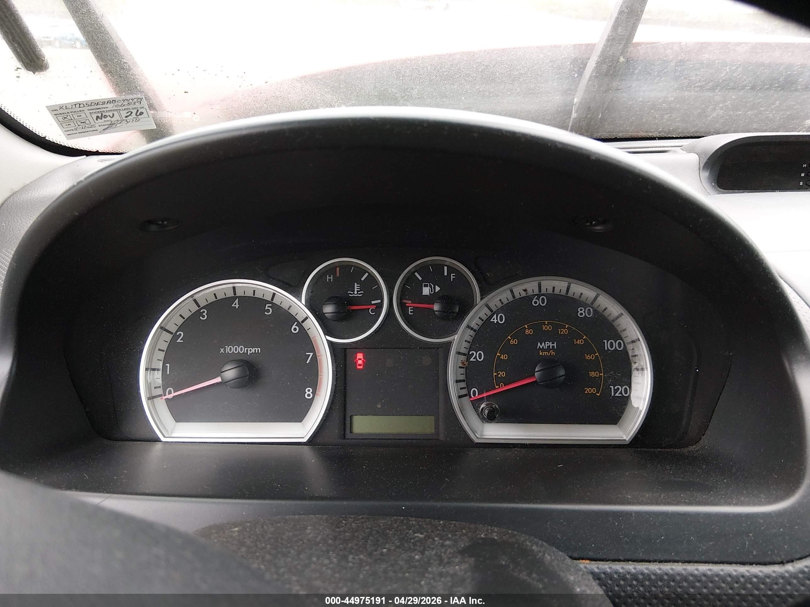 2010 Chevrolet Aveo Lt Red vin: KL1TD5DE8AB044474