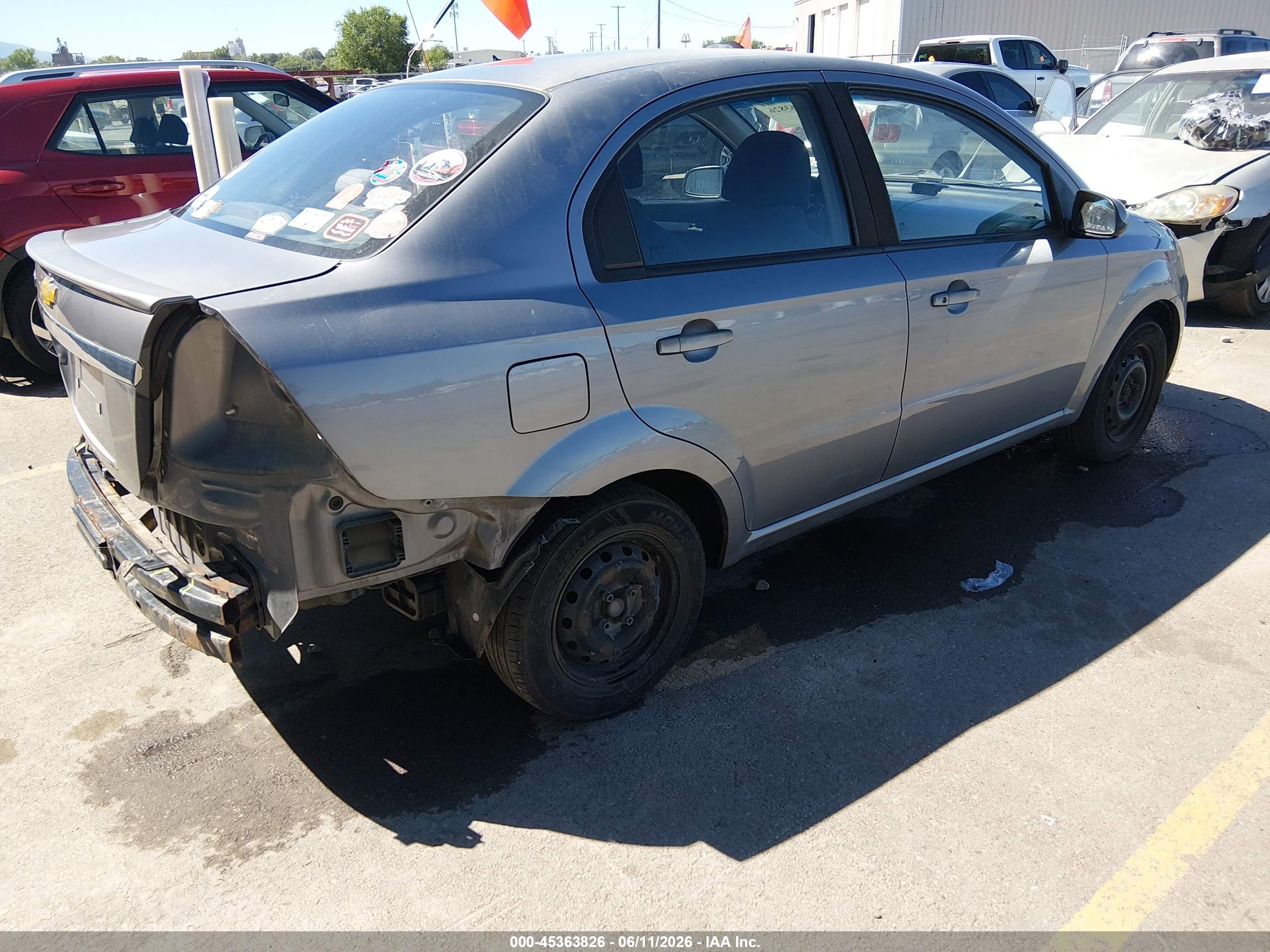 2010 Chevrolet Aveo Lt Silver vin: KL1TD5DE8AB126124