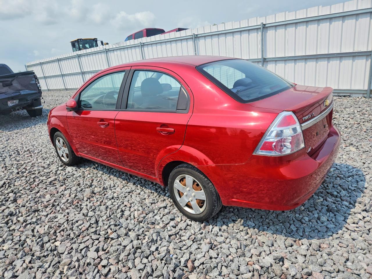 2011 Chevrolet Aveo Ls Red vin: KL1TD5DE8BB217895
