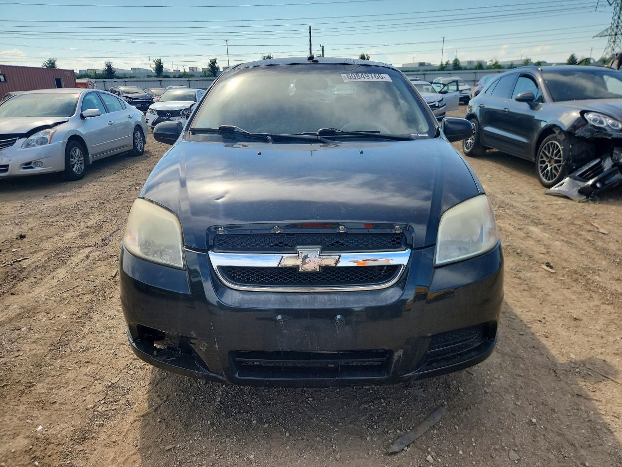 2010 Chevrolet Aveo Ls Black vin: KL1TD5DEXAB073197