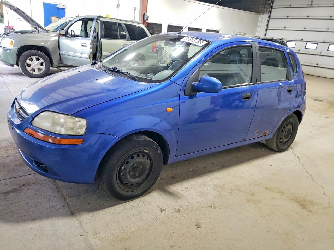 2004 Chevrolet Aveo Blue vin: KL1TD62614B201509