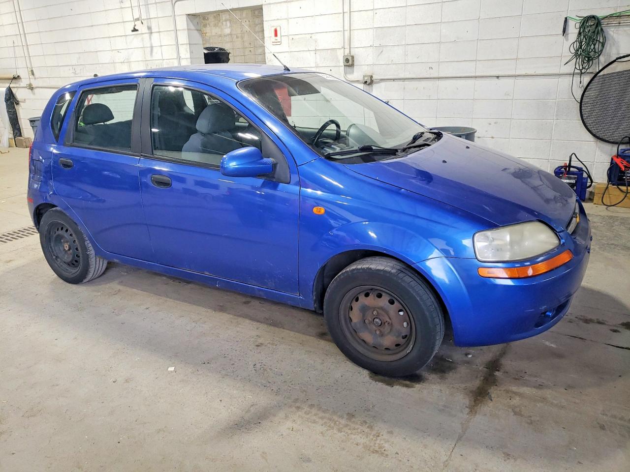 2004 Chevrolet Aveo Blue vin: KL1TD62614B201509