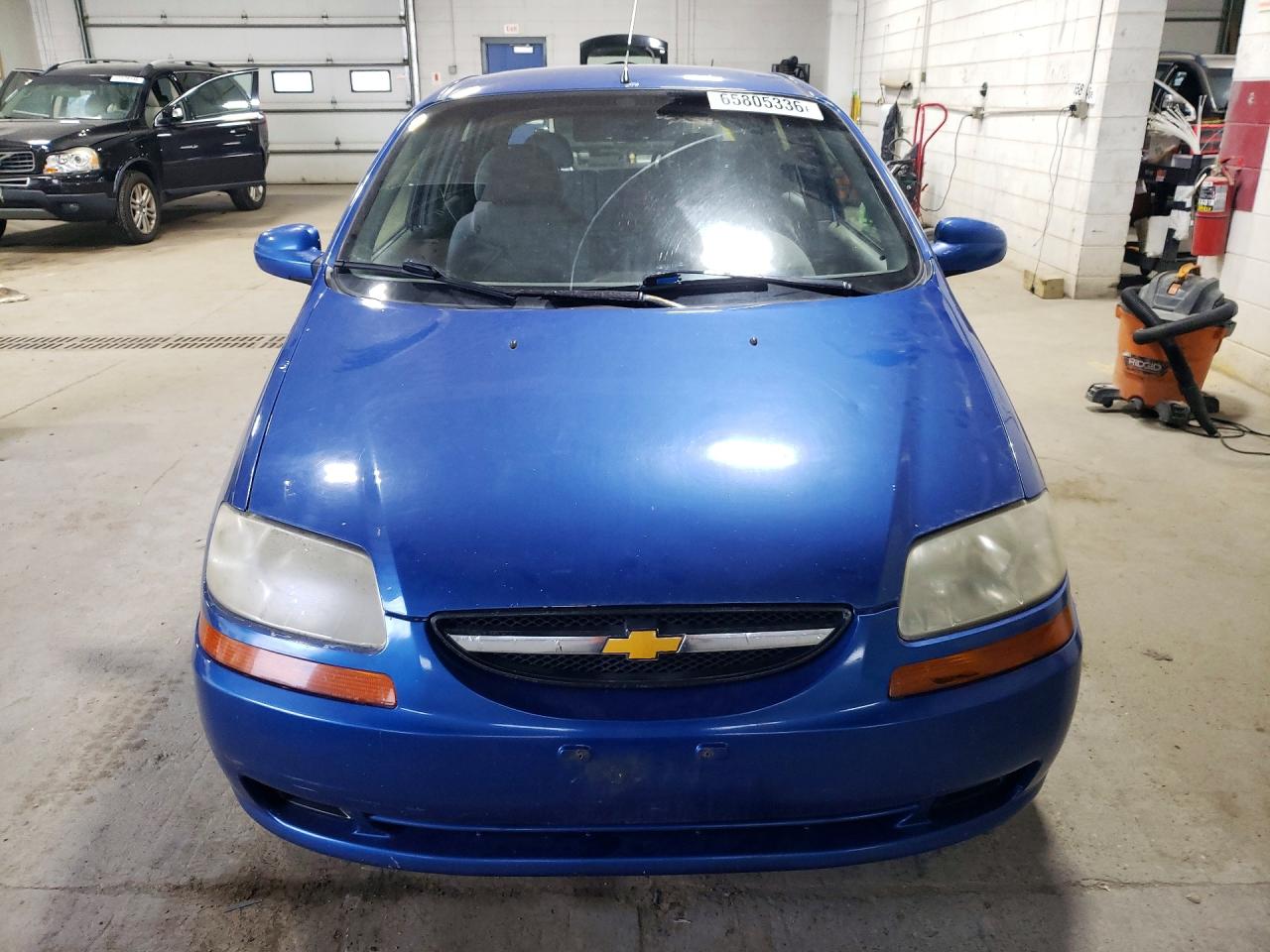 2004 Chevrolet Aveo Blue vin: KL1TD62614B201509