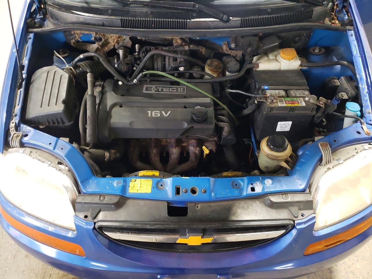 2004 Chevrolet Aveo Blue vin: KL1TD62614B201509