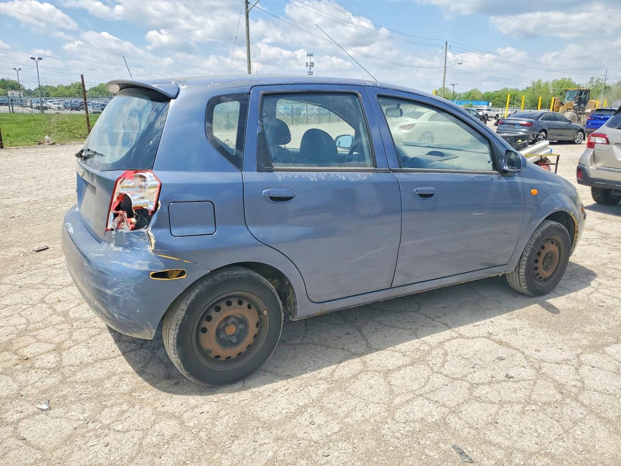 2004 Chevrolet Aveo Blue vin: KL1TD62644B253832