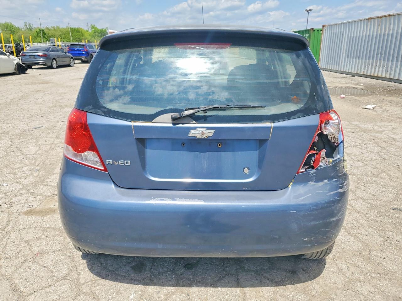 2004 Chevrolet Aveo Blue vin: KL1TD62644B253832
