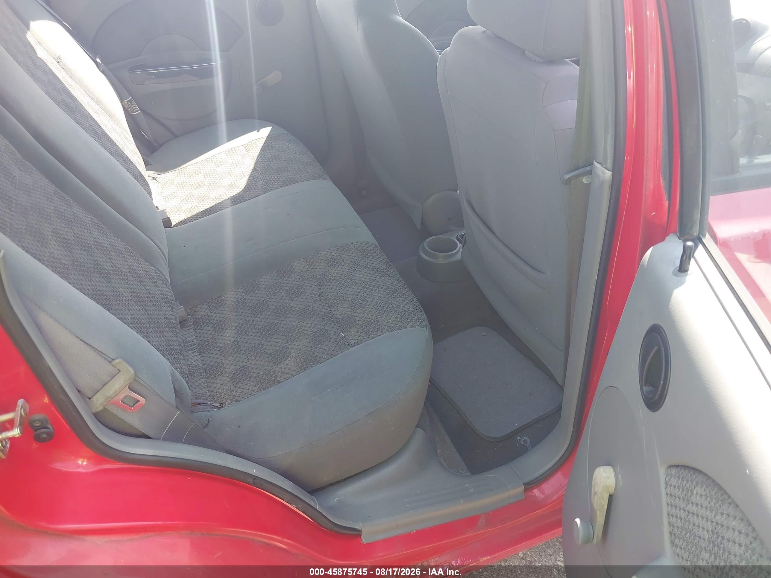 2005 Chevrolet Aveo Special Value Red vin: KL1TD62655B459033