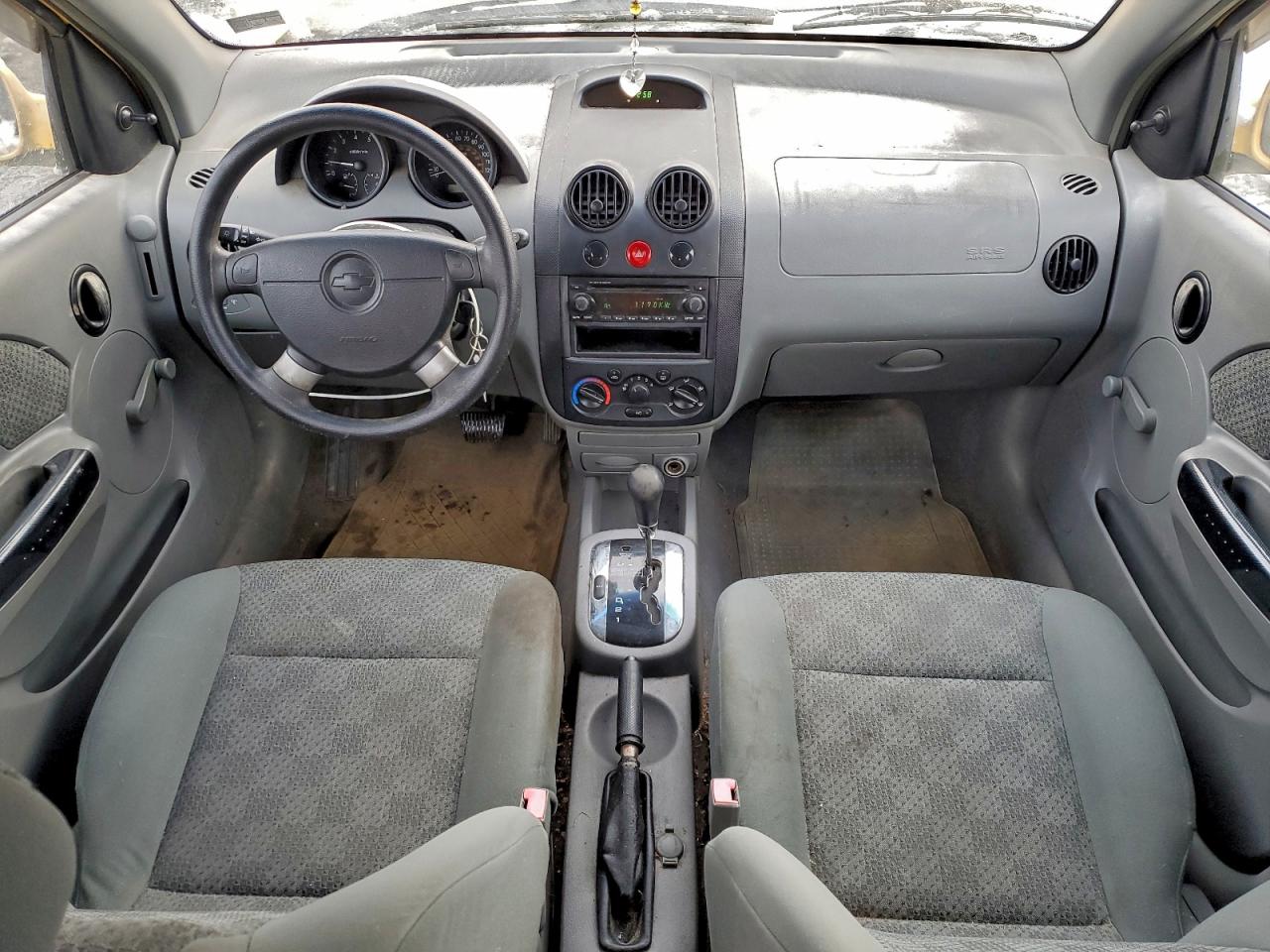 2005 Chevrolet Aveo Base Yellow vin: KL1TD62675B304516