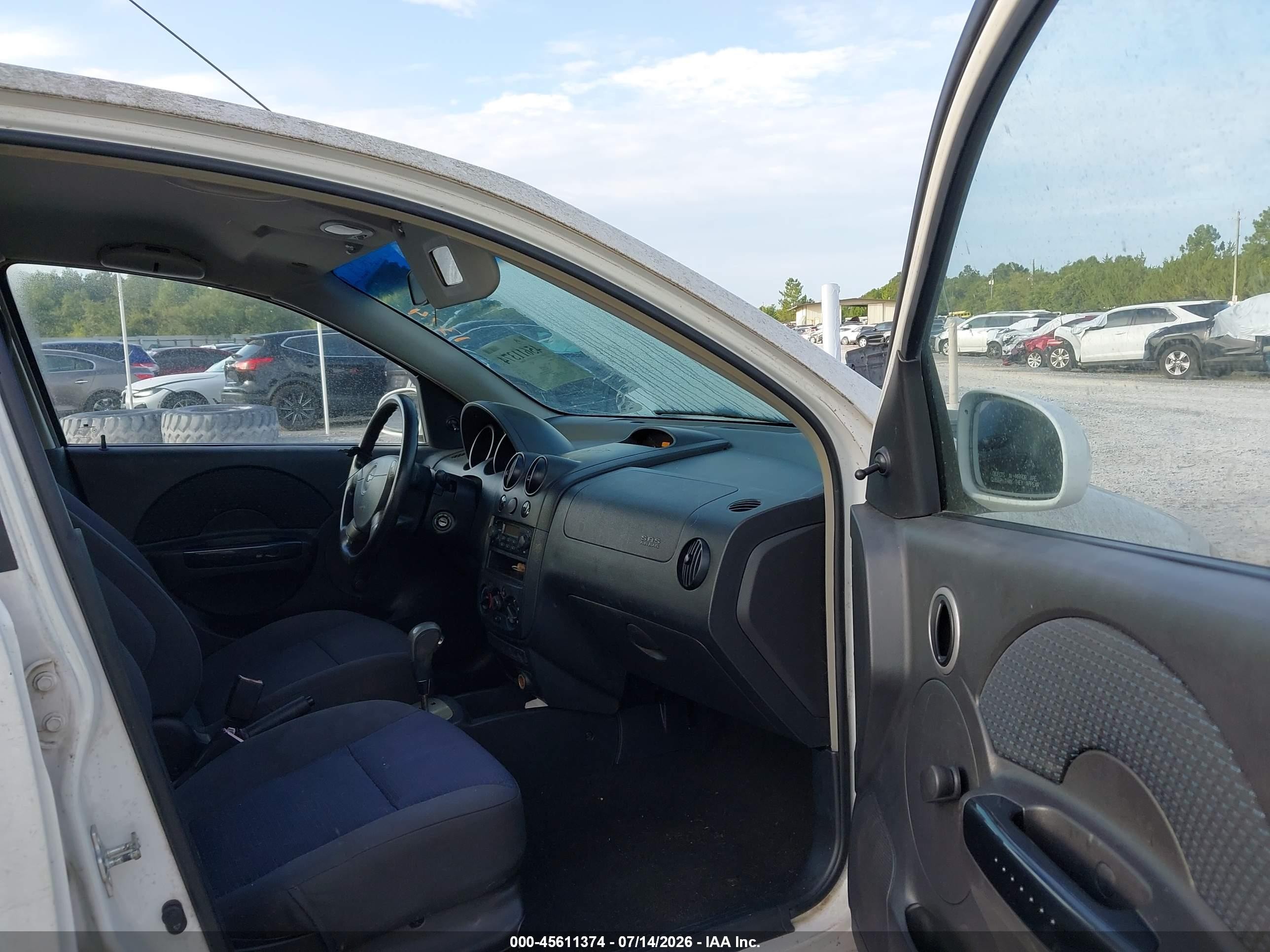 2008 Chevrolet Aveo Svm Белый vin: KL1TD66608B066832
