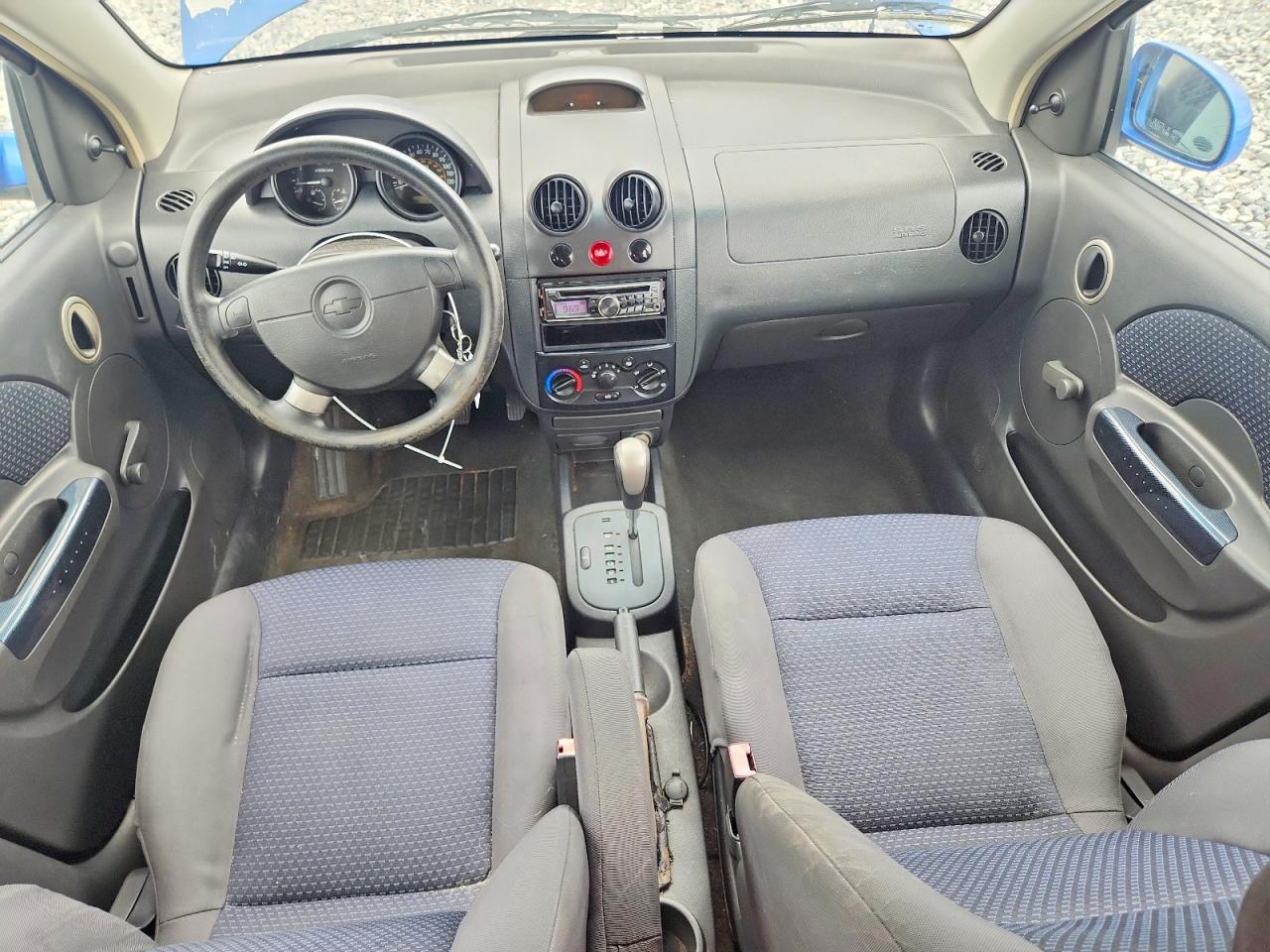 2008 Chevrolet Aveo Base Blue vin: KL1TD66608B191961