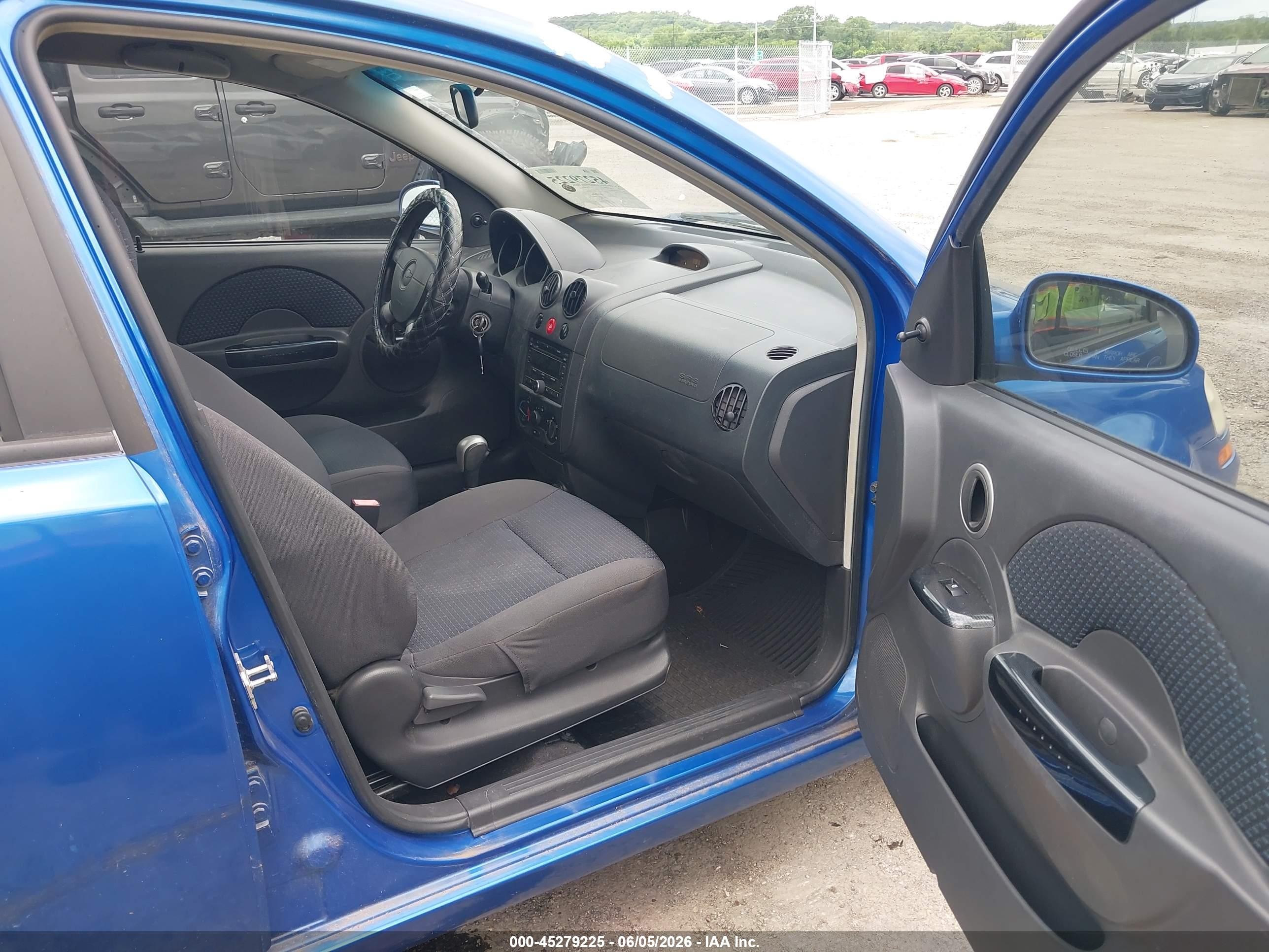 2008 Chevrolet Aveo 5 Ls Синий vin: KL1TD66628B255157