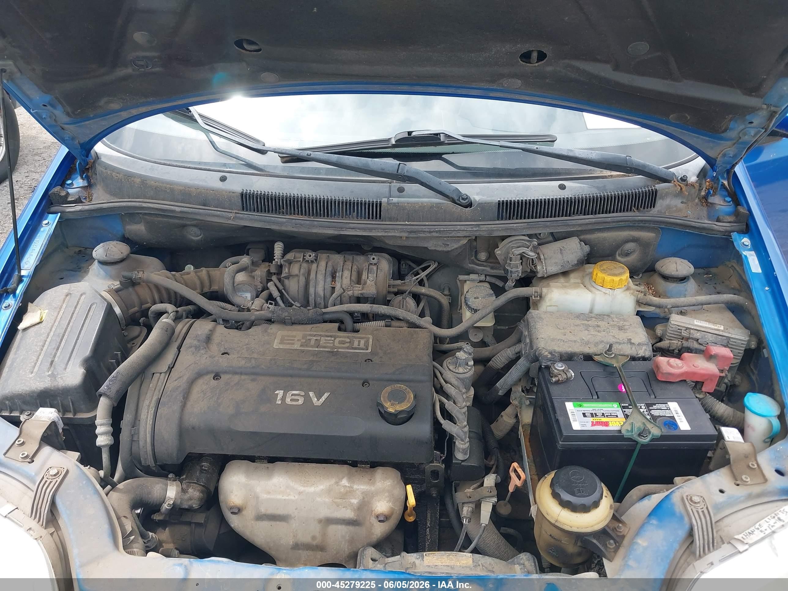 2008 Chevrolet Aveo 5 Ls Синий vin: KL1TD66628B255157