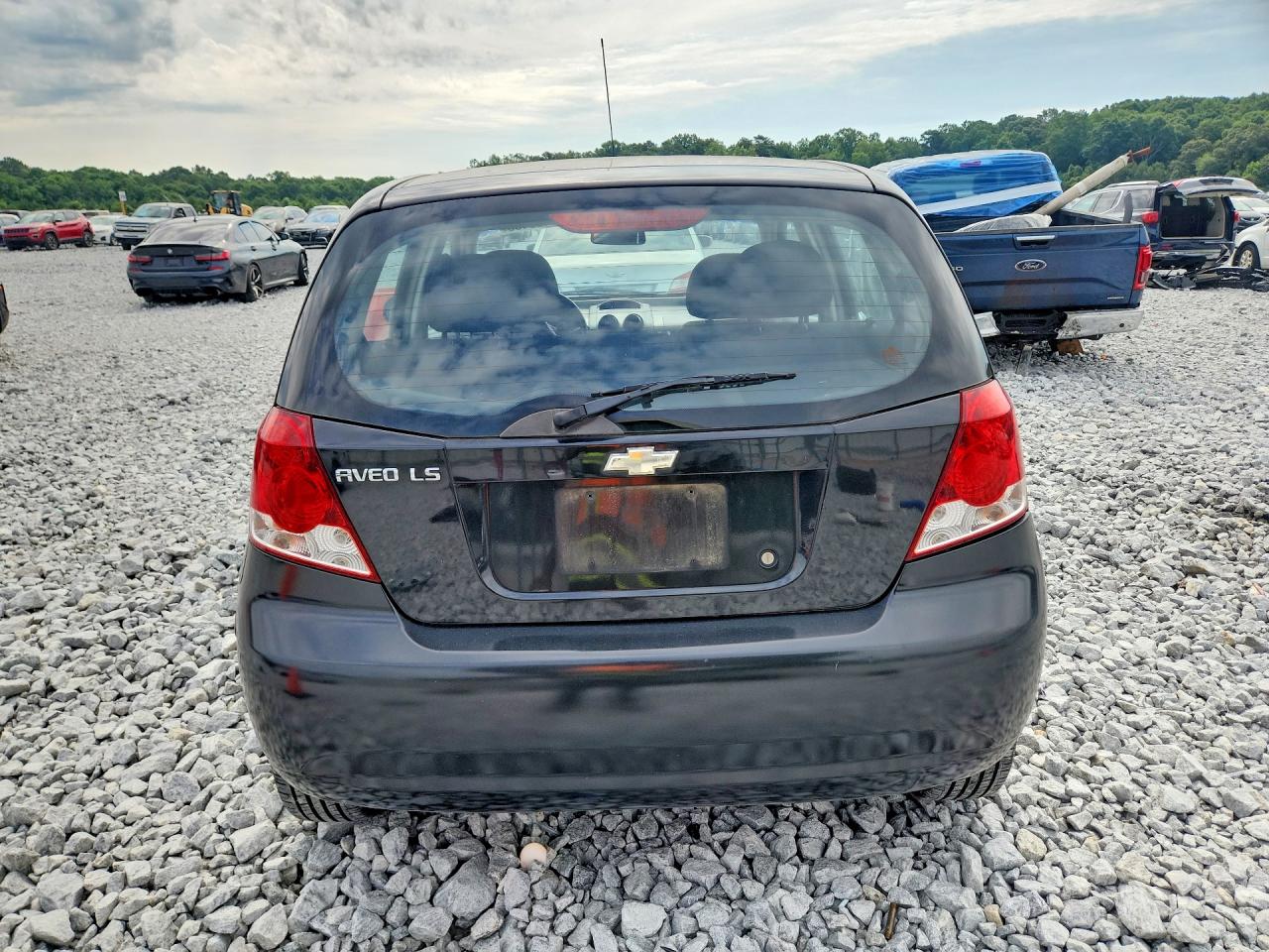 2006 Chevrolet Aveo Base Черный vin: KL1TD66636B620541