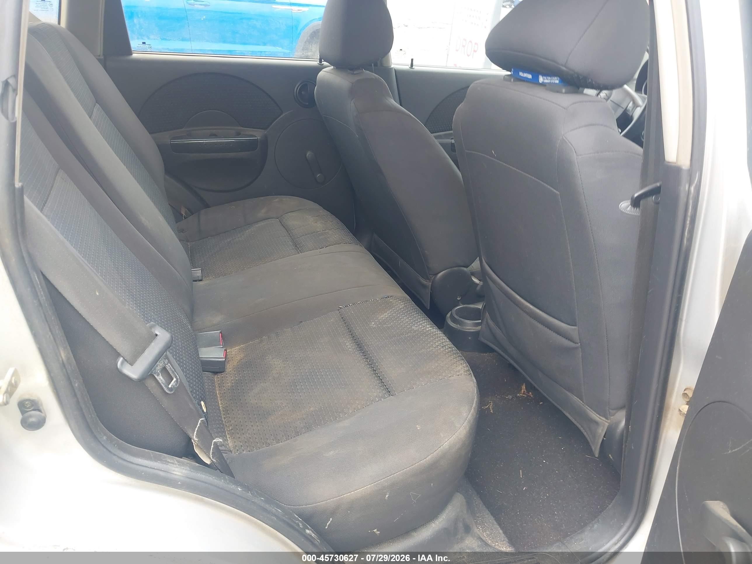 2006 Chevrolet Aveo Ls Silver vin: KL1TD66636B666418