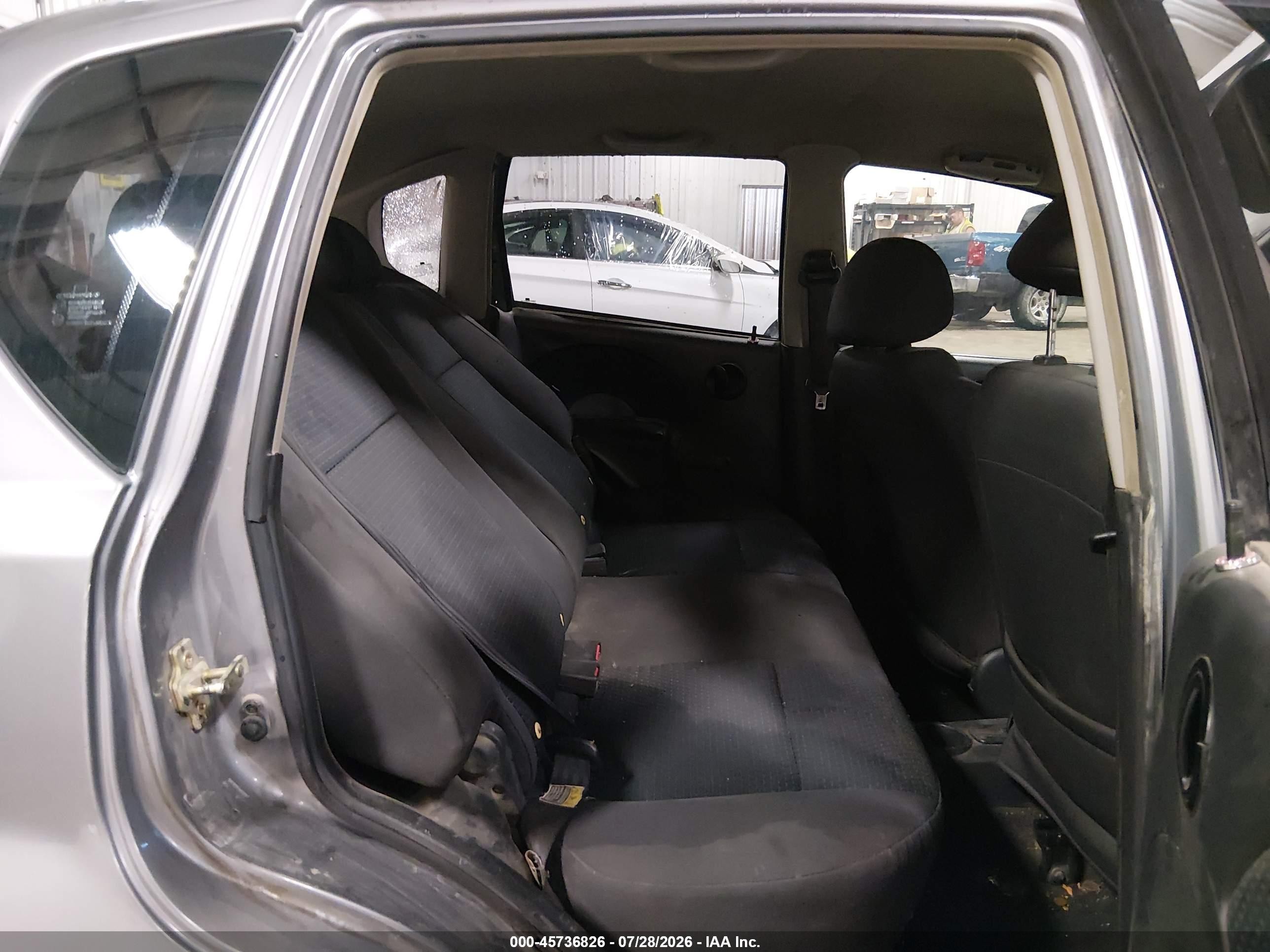 2006 Chevrolet Aveo Ls Gray vin: KL1TD66646B531934