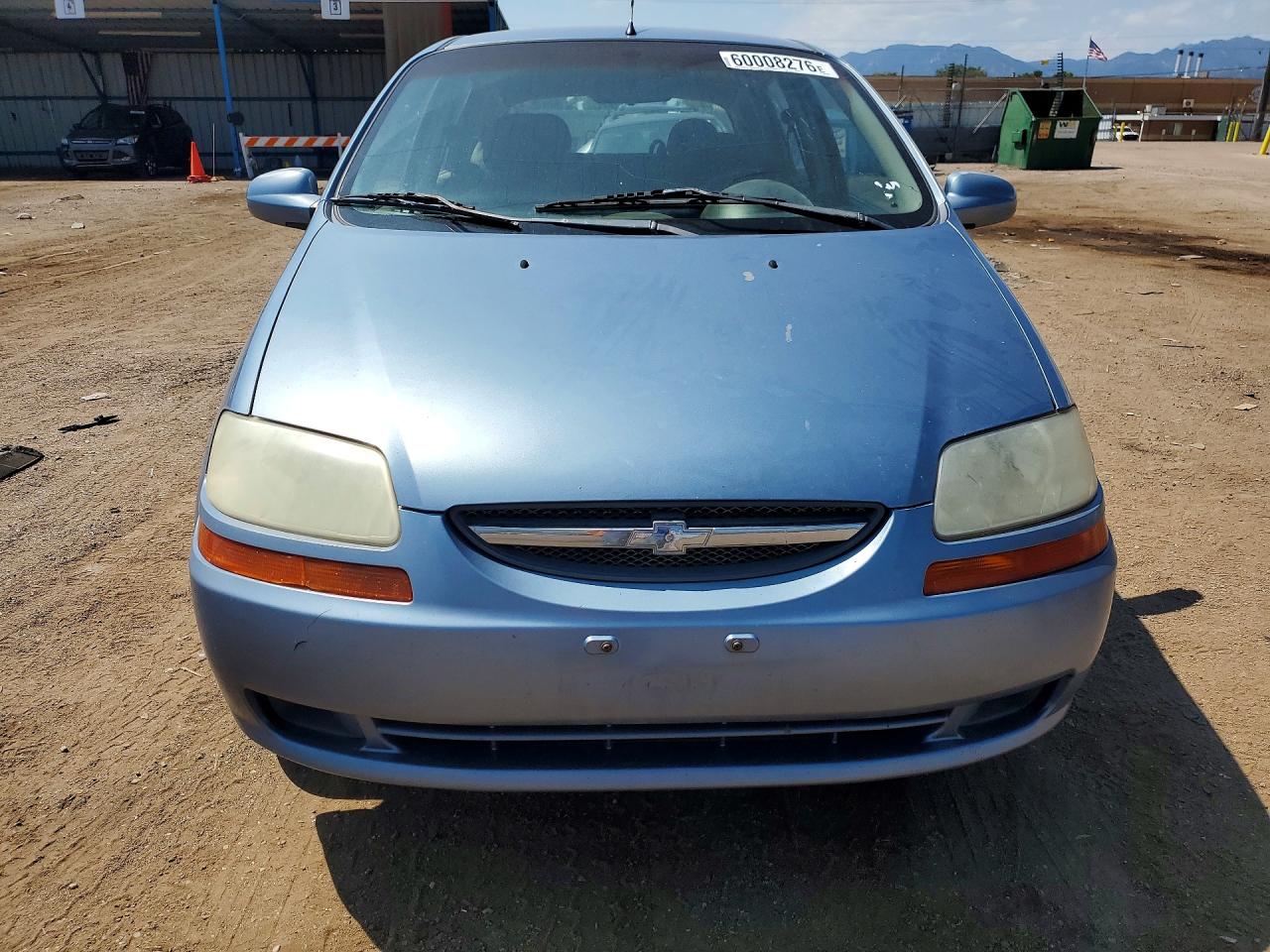 2006 Chevrolet Aveo Blue vin: KL1TD66646B651717