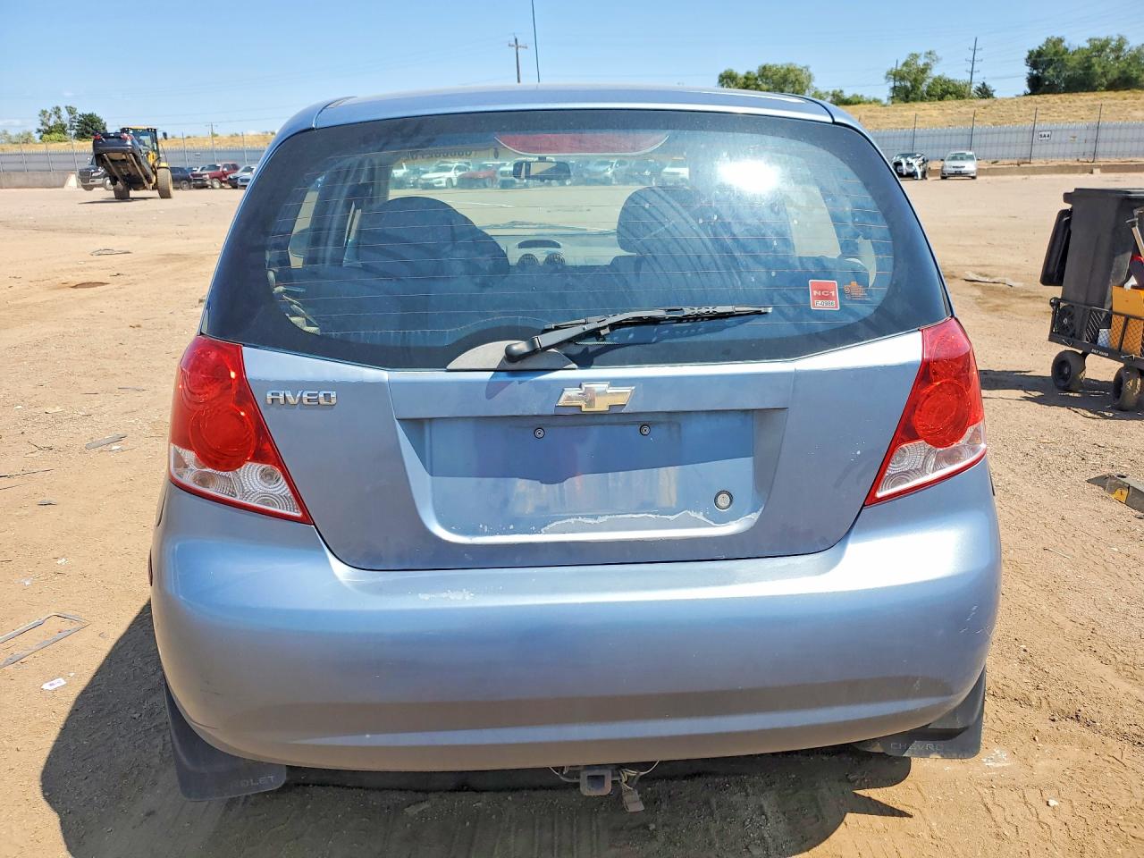 2006 Chevrolet Aveo Blue vin: KL1TD66646B651717