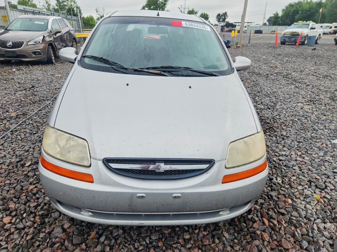 2006 Chevrolet Aveo Base Silver vin: KL1TD66656B560102