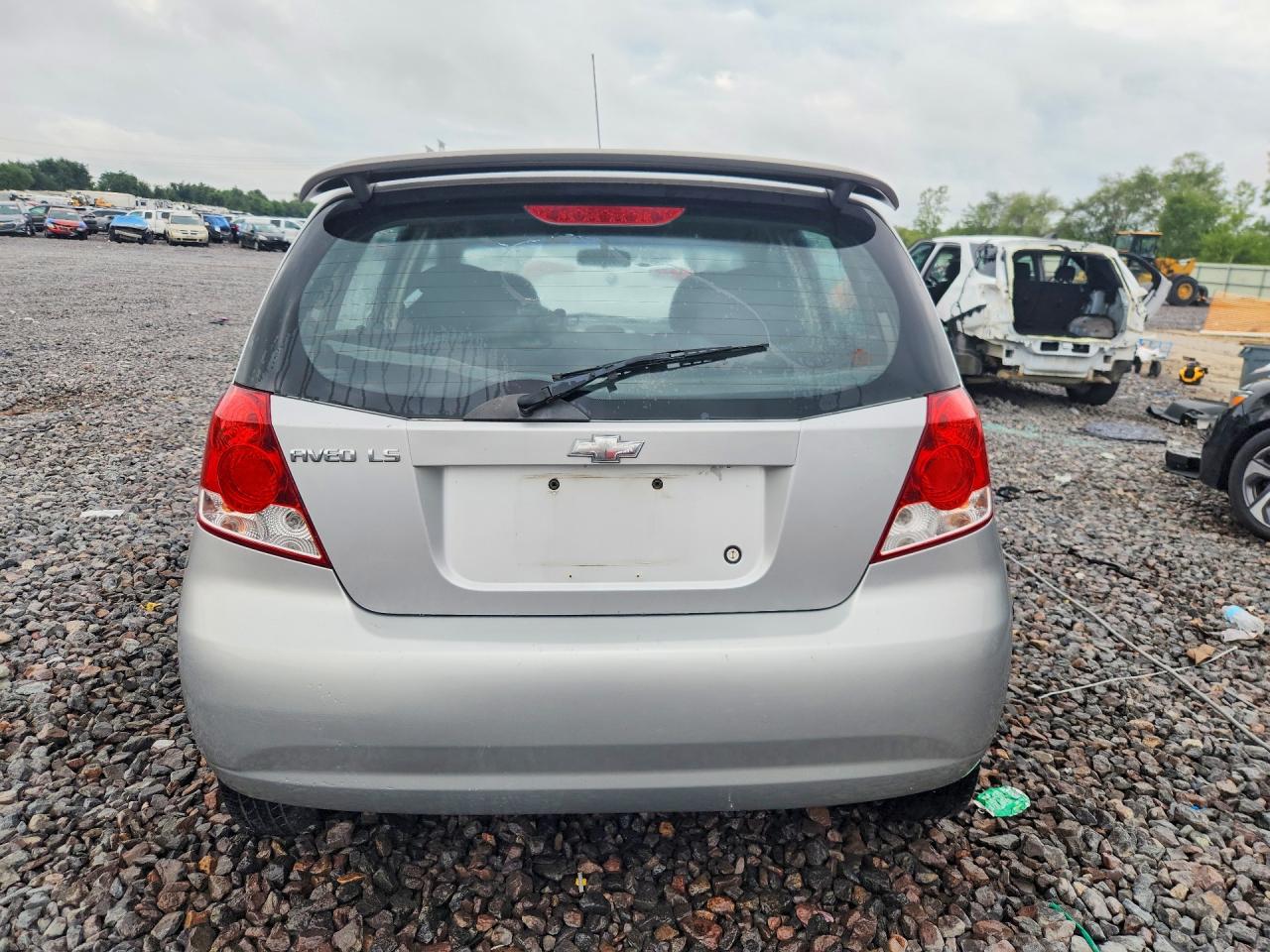 2006 Chevrolet Aveo Base Silver vin: KL1TD66656B560102
