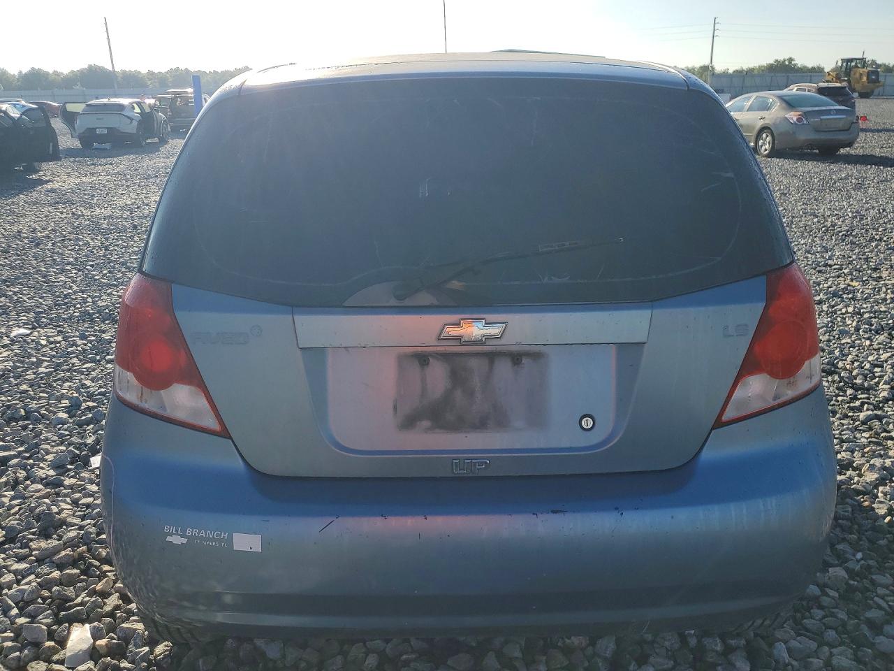 2007 Chevrolet Aveo Base Blue vin: KL1TD66667B726998