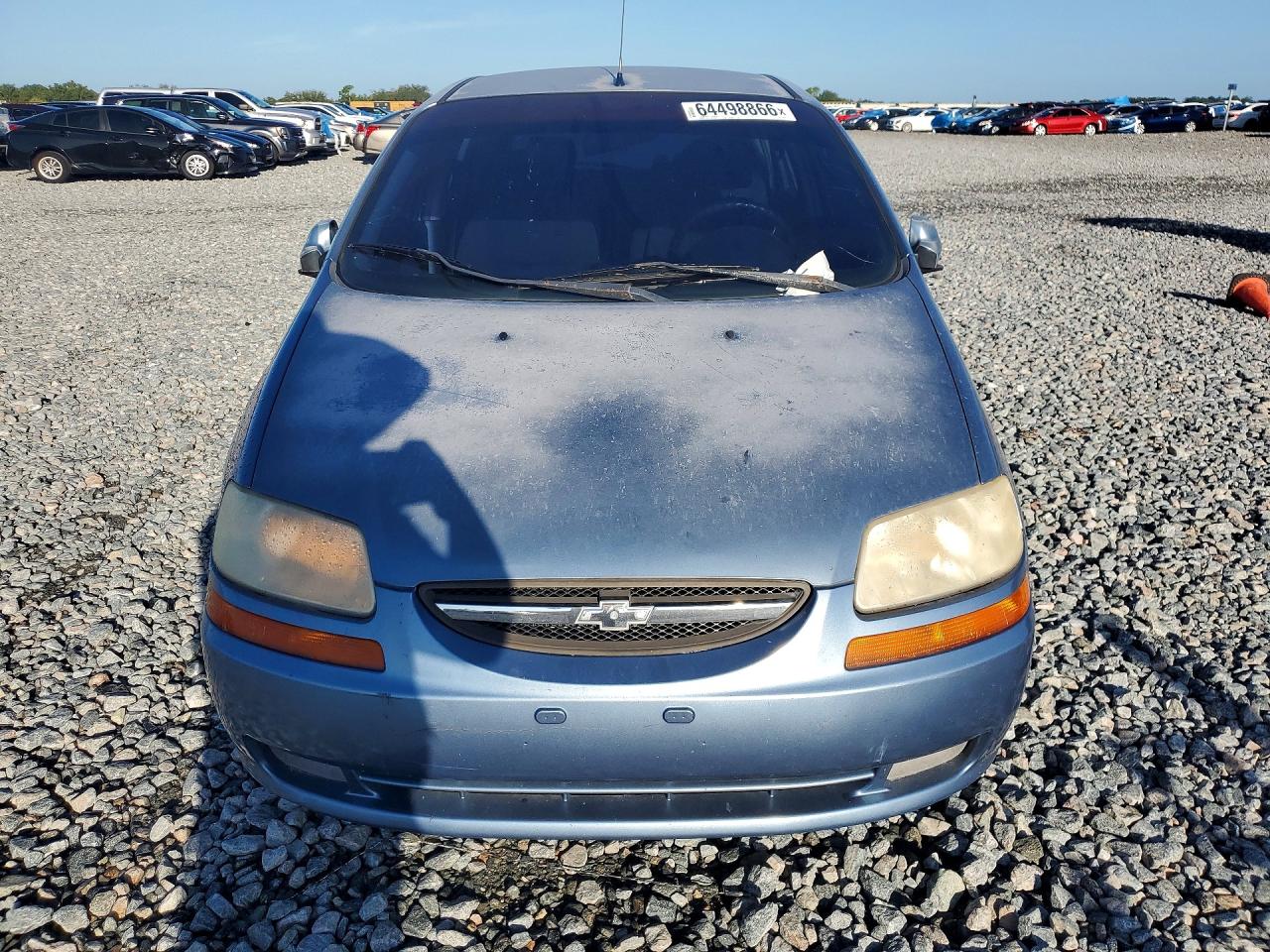 2007 Chevrolet Aveo Base Blue vin: KL1TD66667B726998