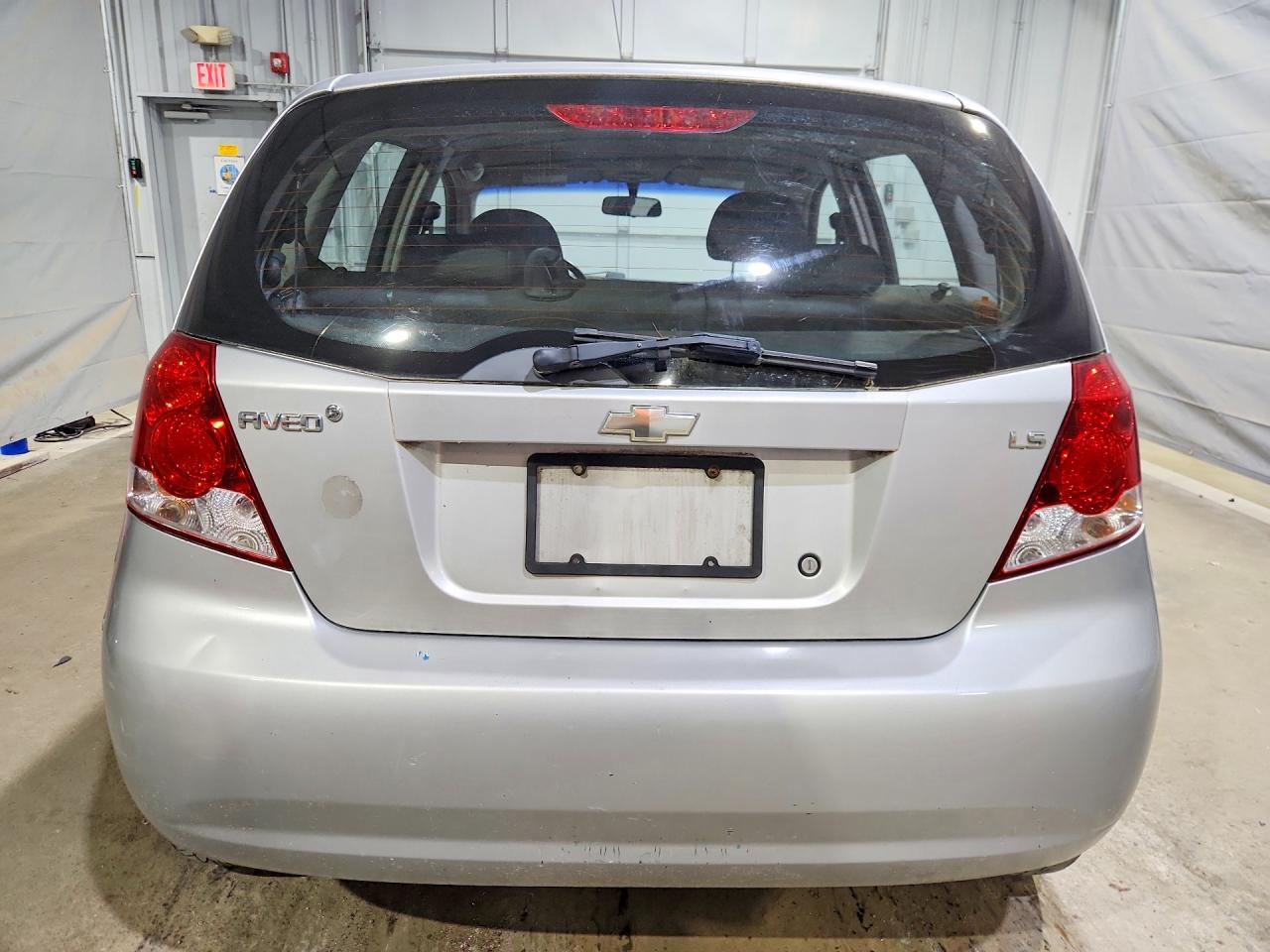 2007 Chevrolet Aveo Base Серебряный vin: KL1TD66677B727139