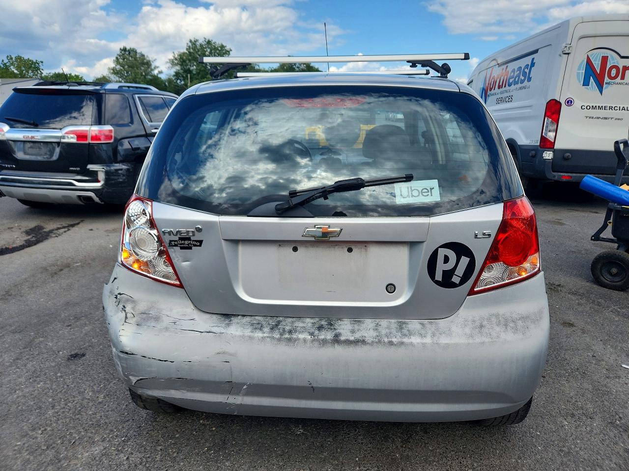 2008 Chevrolet Aveo Base Серебряный vin: KL1TD66678B157760