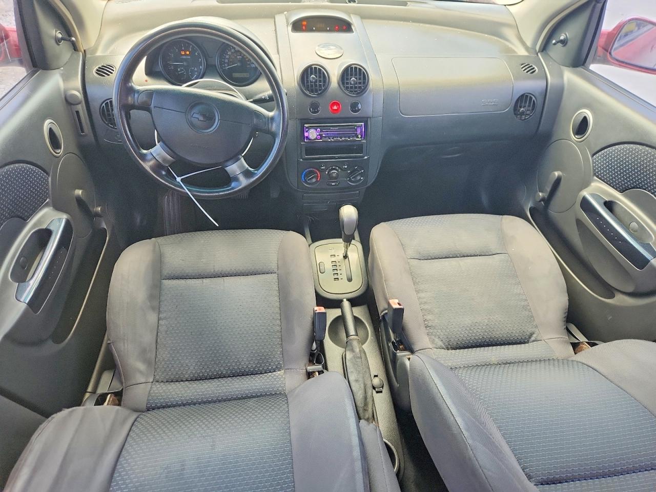 2008 Chevrolet Aveo Base/ls Red vin: KL1TD66678B269779