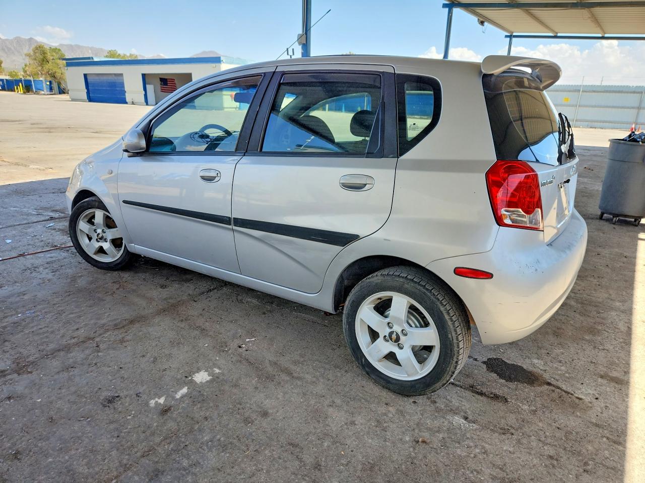 2007 Chevrolet Aveo Base/ls Silver vin: KL1TD66687B706347