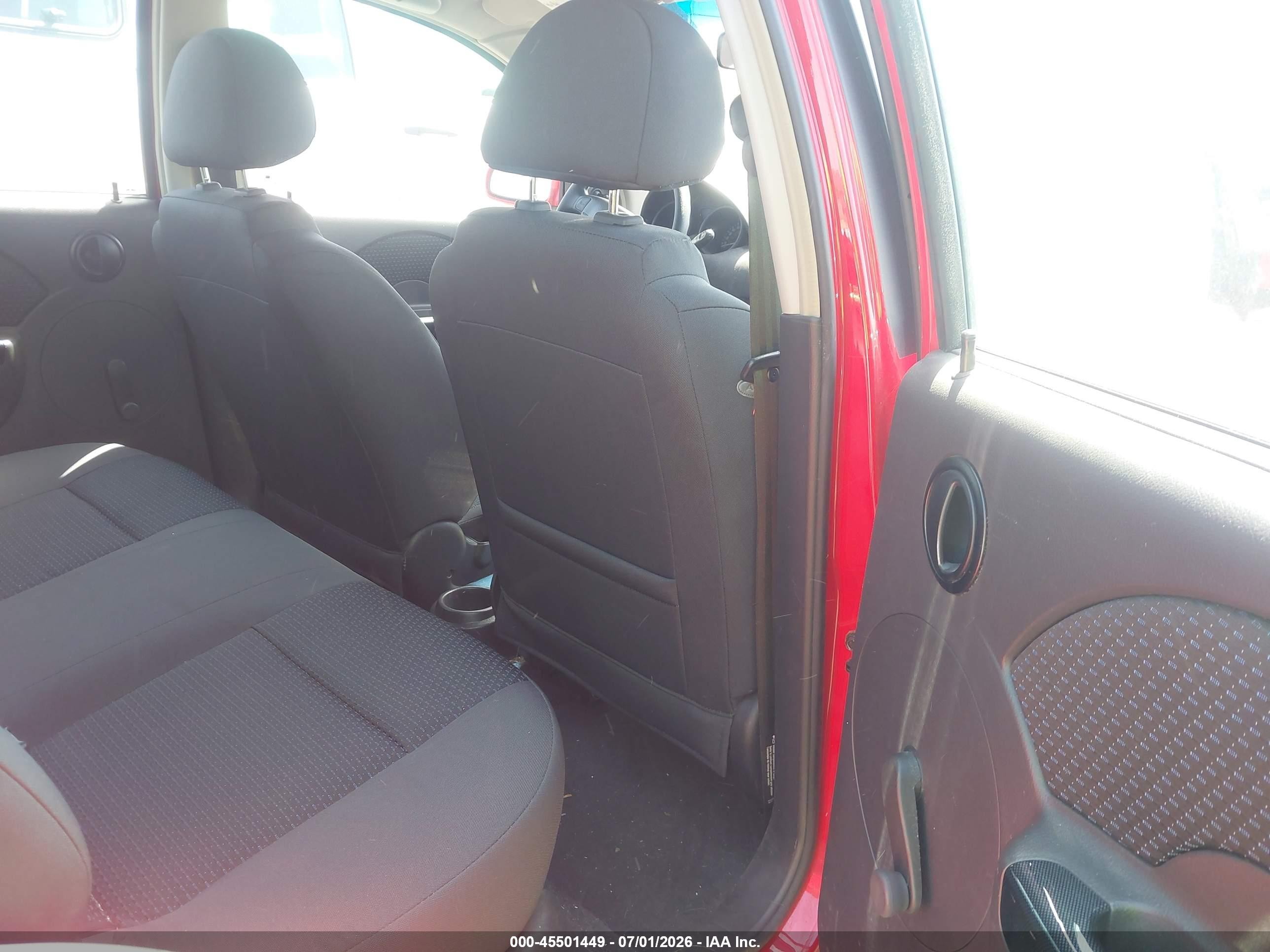 2006 Chevrolet Aveo Ls Red vin: KL1TD66696B594396