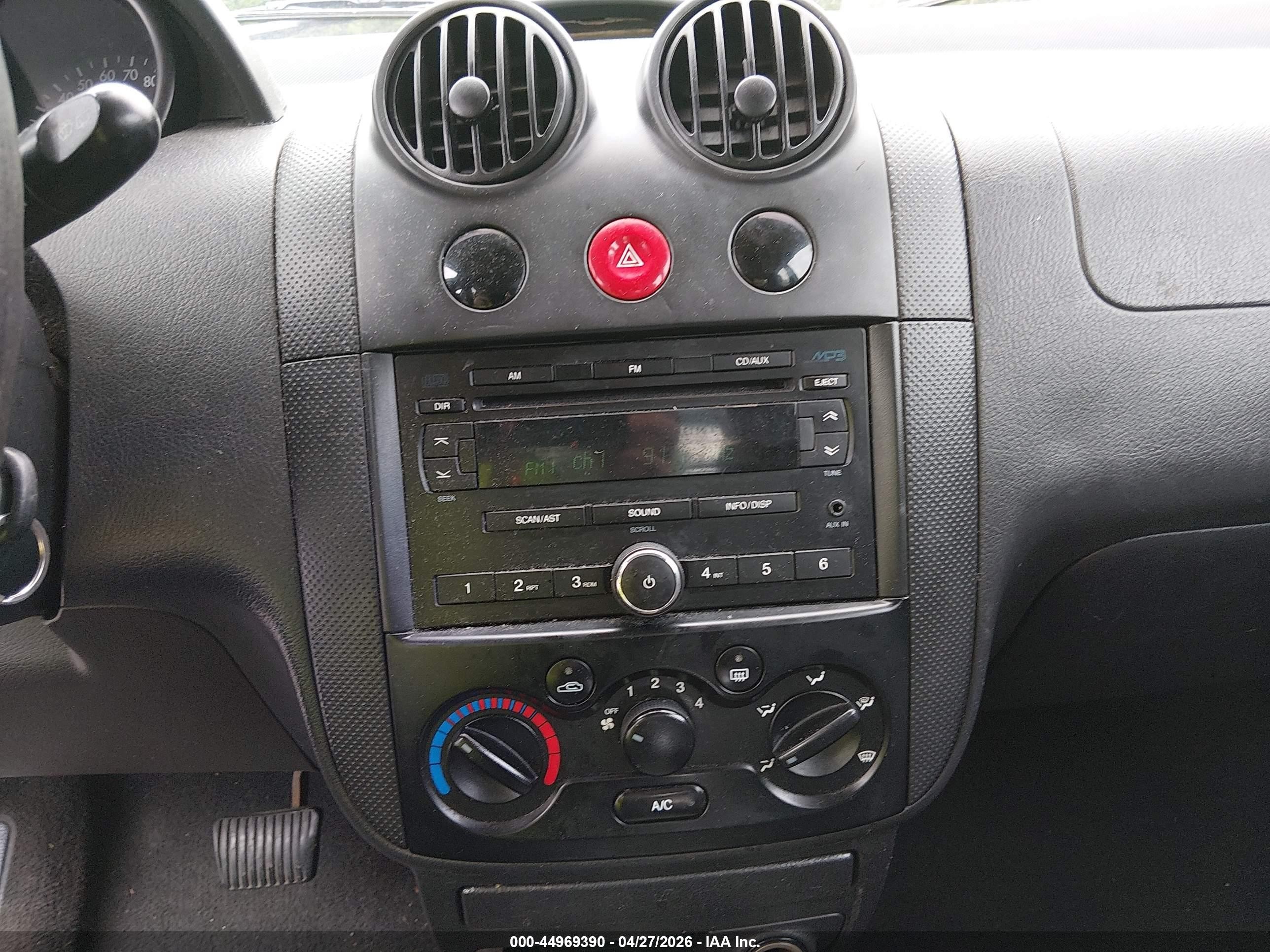 2007 Chevrolet Aveo 5 Ls Yellow vin: KL1TD666X7B721061