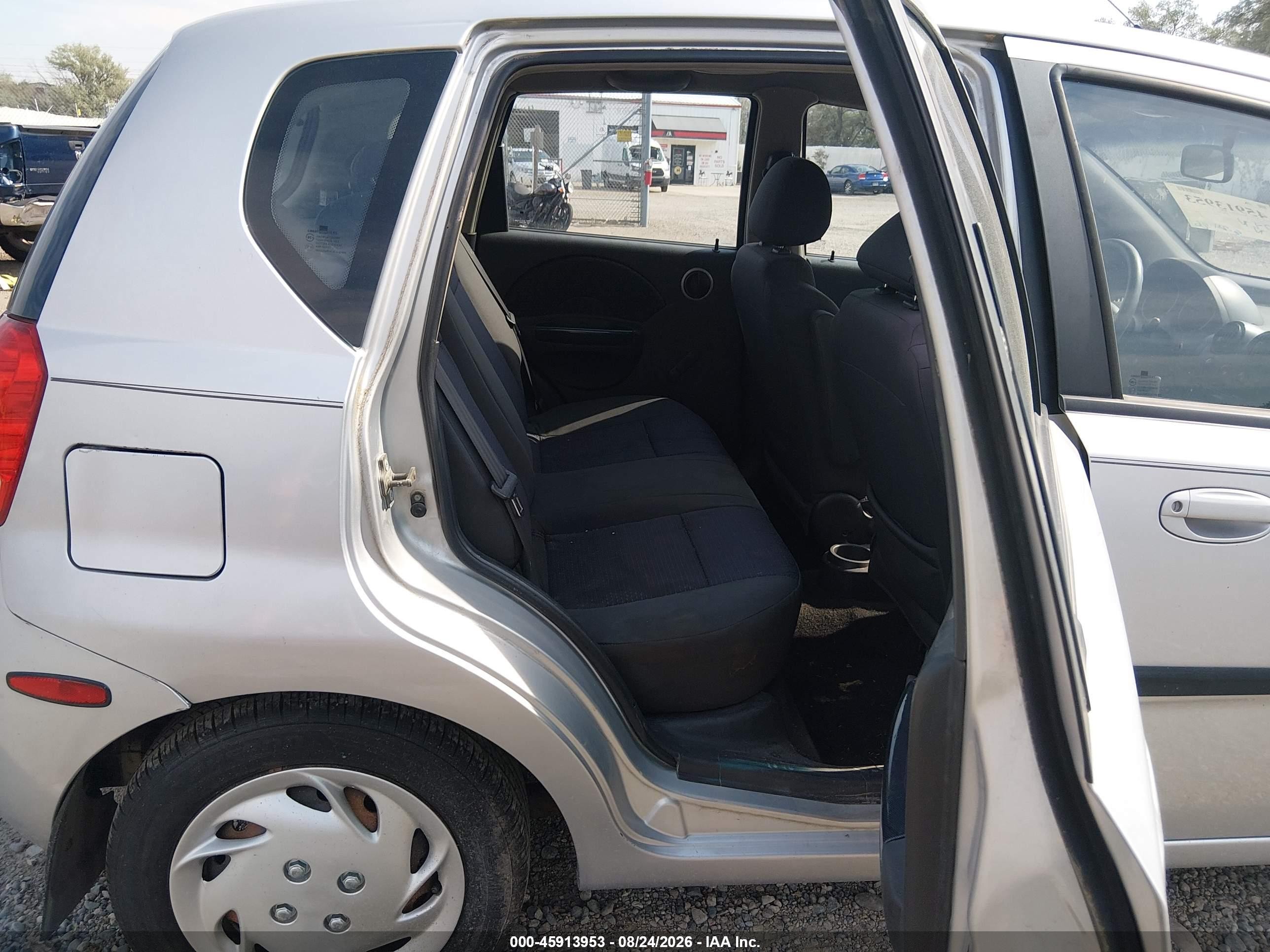 2007 Chevrolet Aveo Svm Silver vin: KL1TD666X7B763911