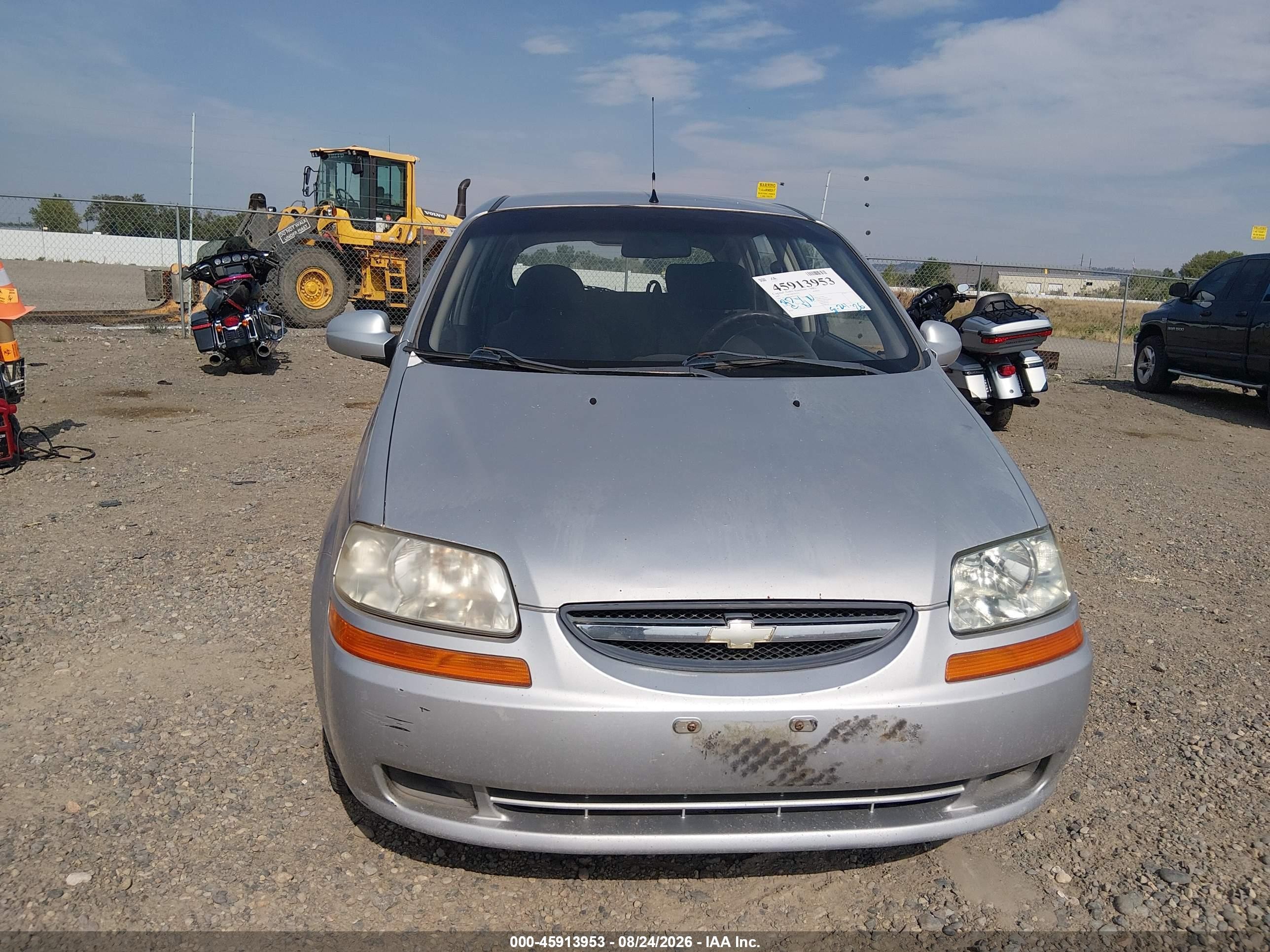2007 Chevrolet Aveo Svm Silver vin: KL1TD666X7B763911