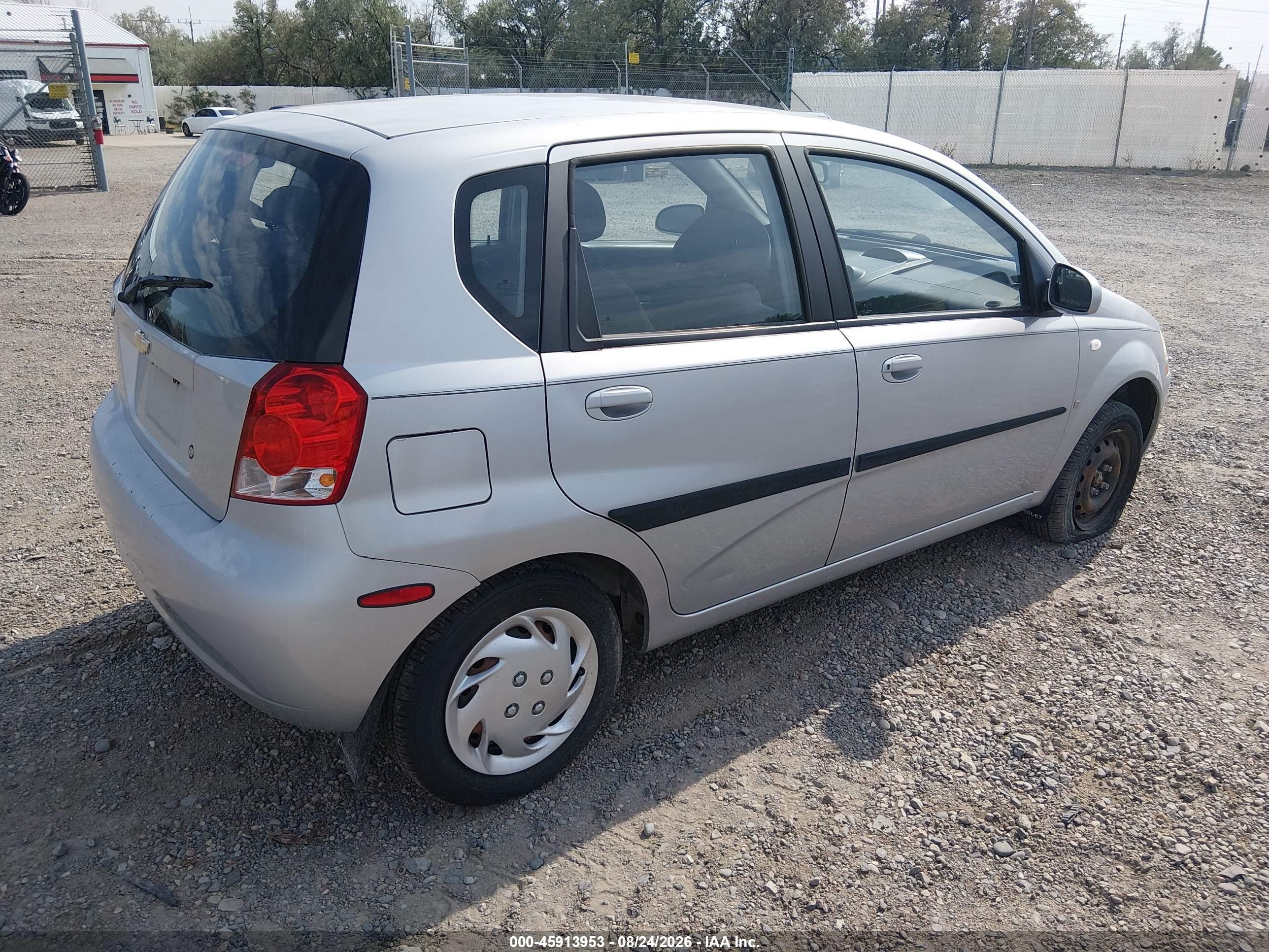 2007 Chevrolet Aveo Svm Silver vin: KL1TD666X7B763911