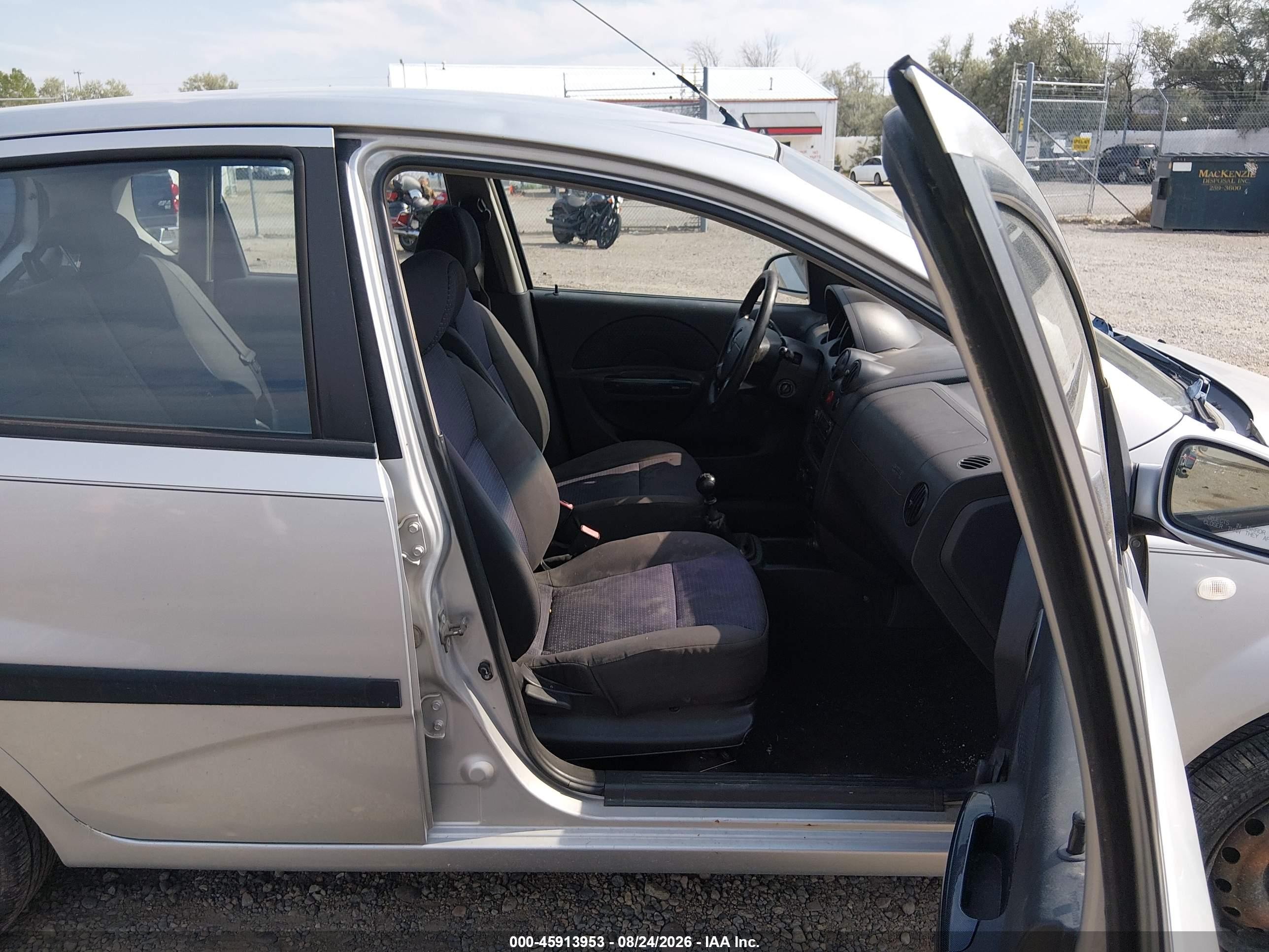 2007 Chevrolet Aveo Svm Silver vin: KL1TD666X7B763911