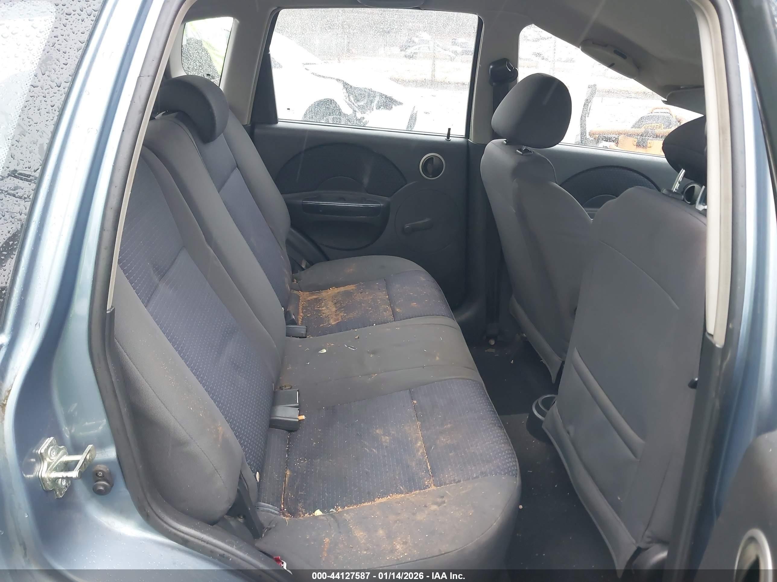 2007 Chevrolet Aveo Ls Blue vin: KL1TD666X7B780580