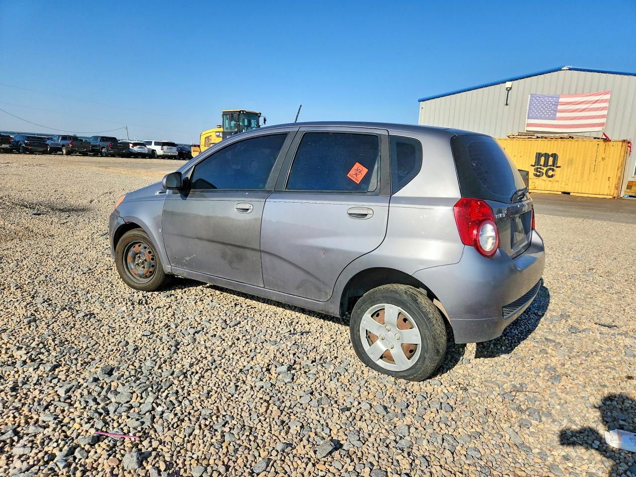 2009 Chevrolet Aveo Ls Gray vin: KL1TD66E29B628142