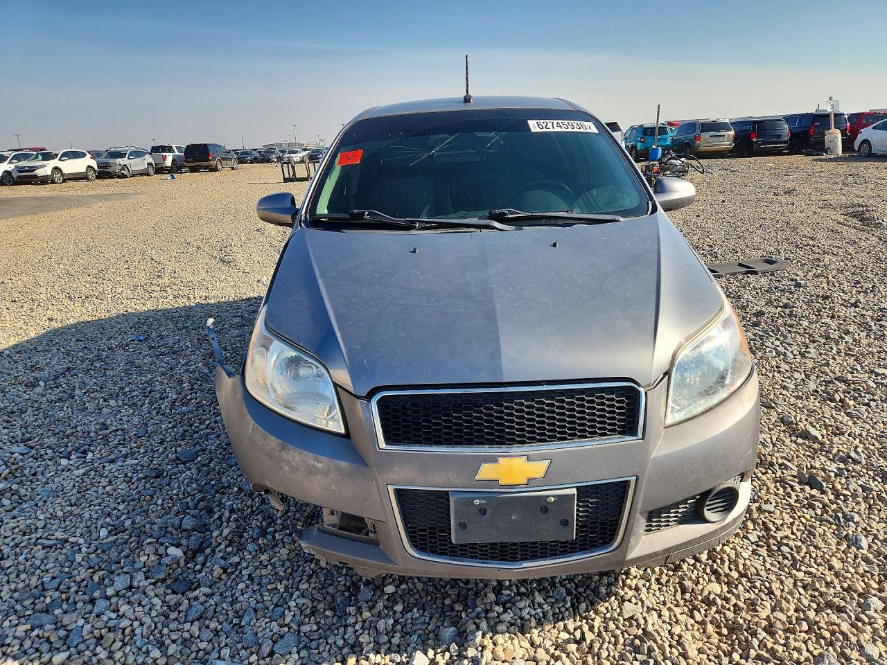 2009 Chevrolet Aveo Ls Gray vin: KL1TD66E29B628142