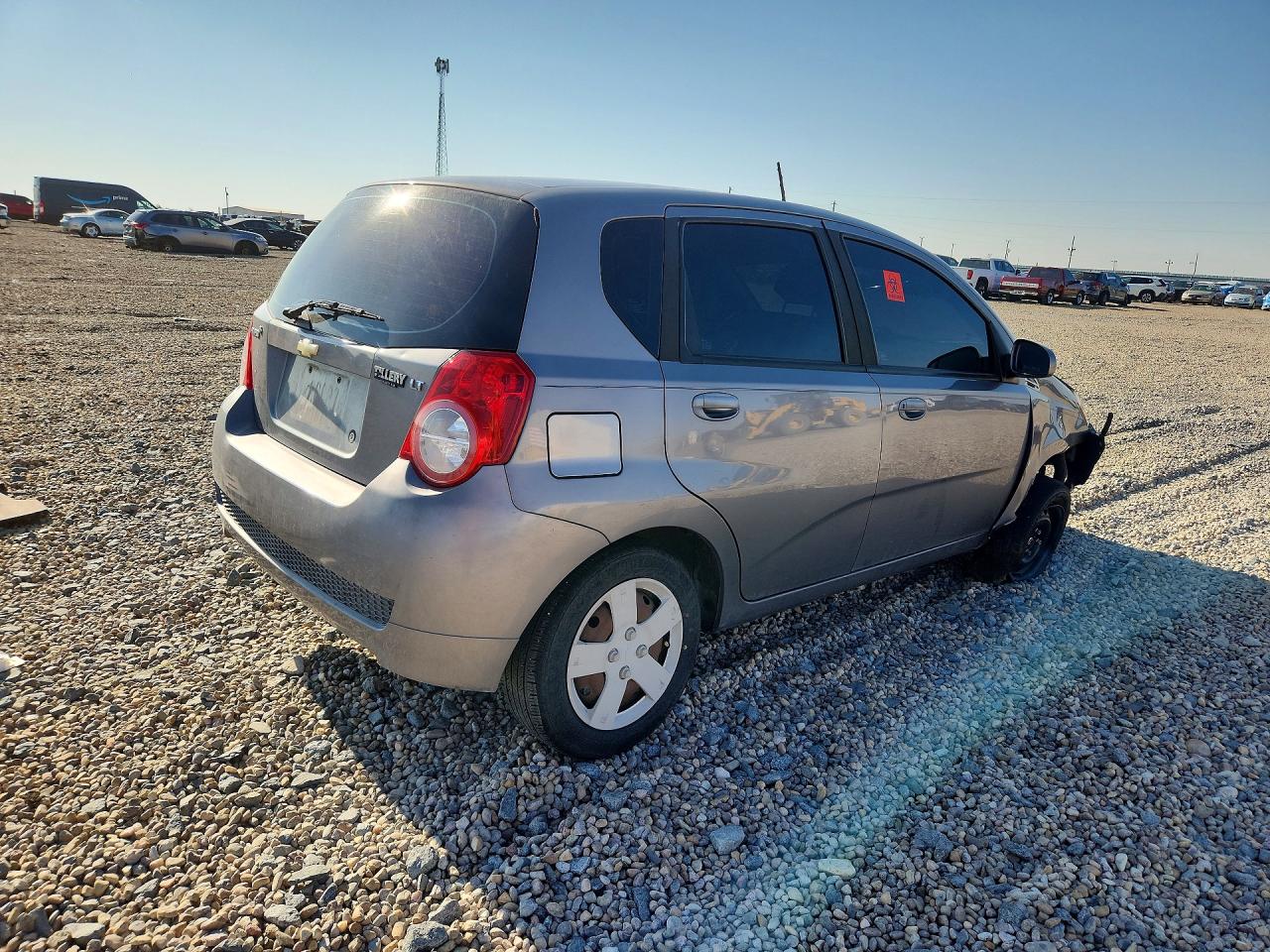 2009 Chevrolet Aveo Ls Gray vin: KL1TD66E29B628142