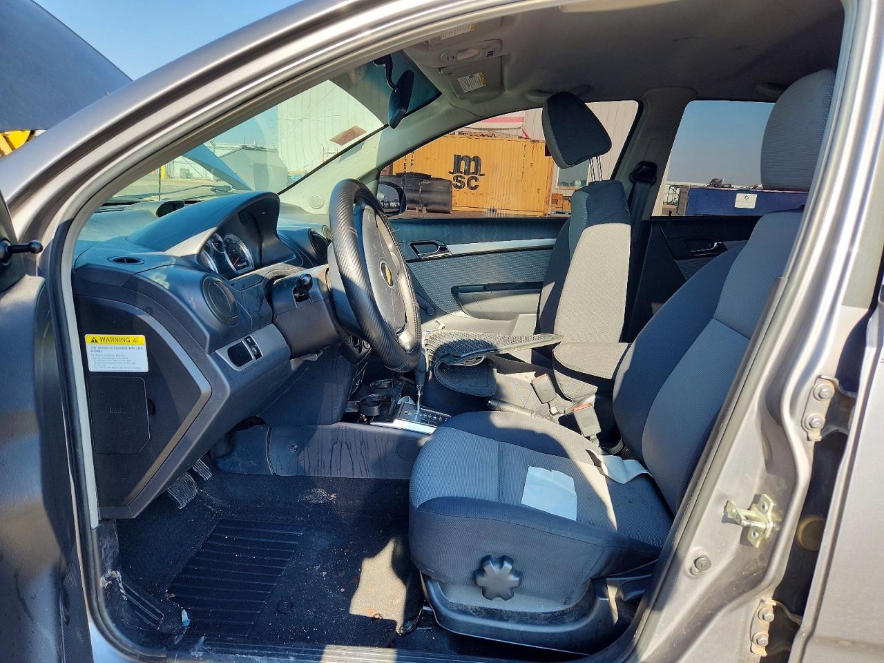 2009 Chevrolet Aveo Ls Gray vin: KL1TD66E29B628142