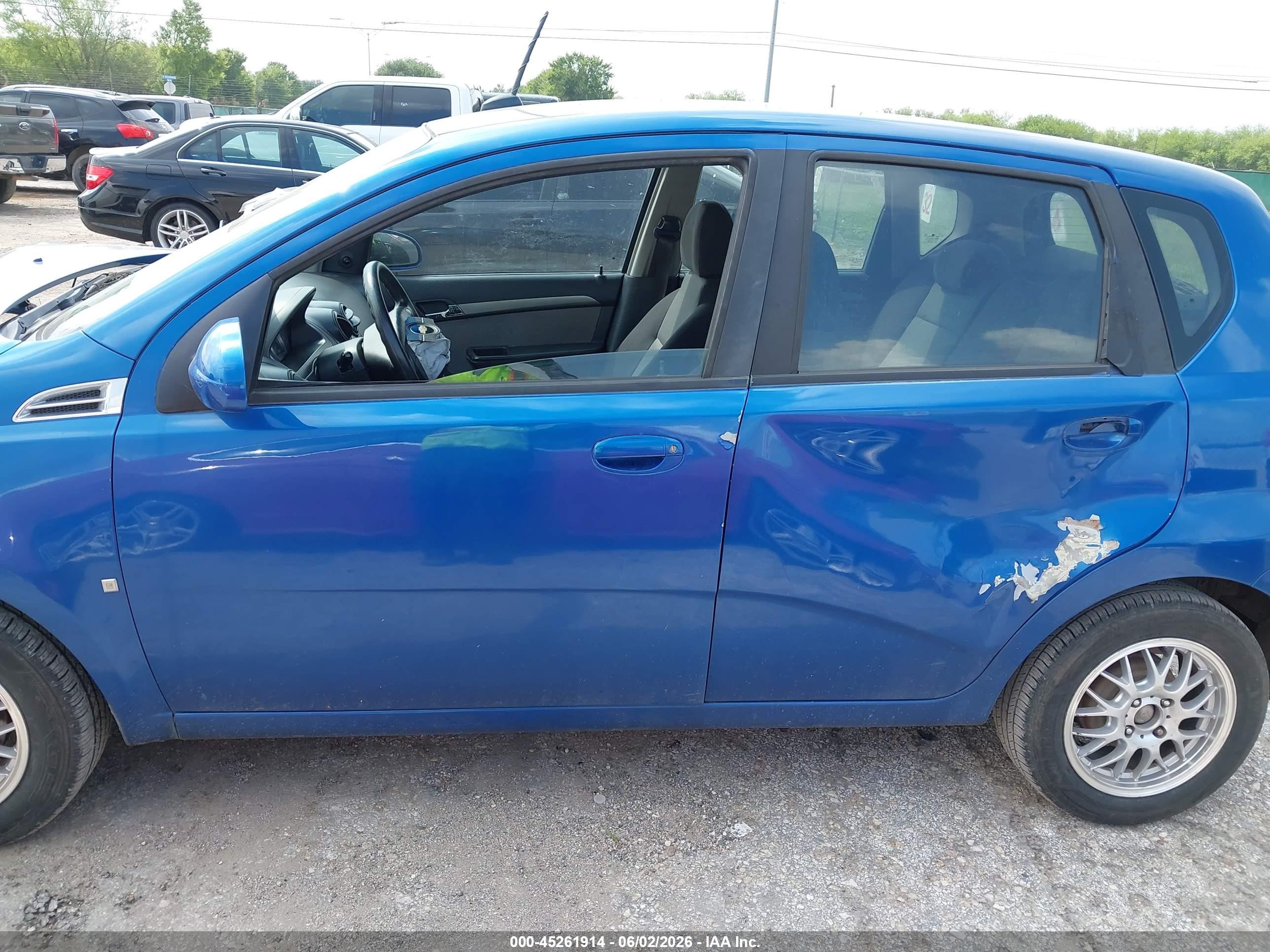 2009 Chevrolet Aveo Lt Blue vin: KL1TD66E39B301720