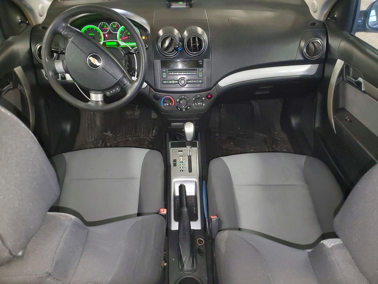 2009 Chevrolet Aveo Ls Black vin: KL1TD66E39B304567