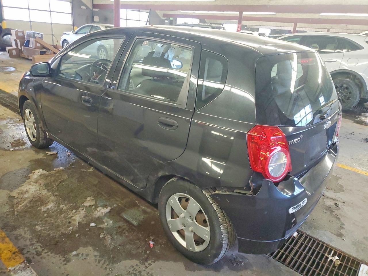 2009 Chevrolet Aveo Ls Black vin: KL1TD66E39B304567
