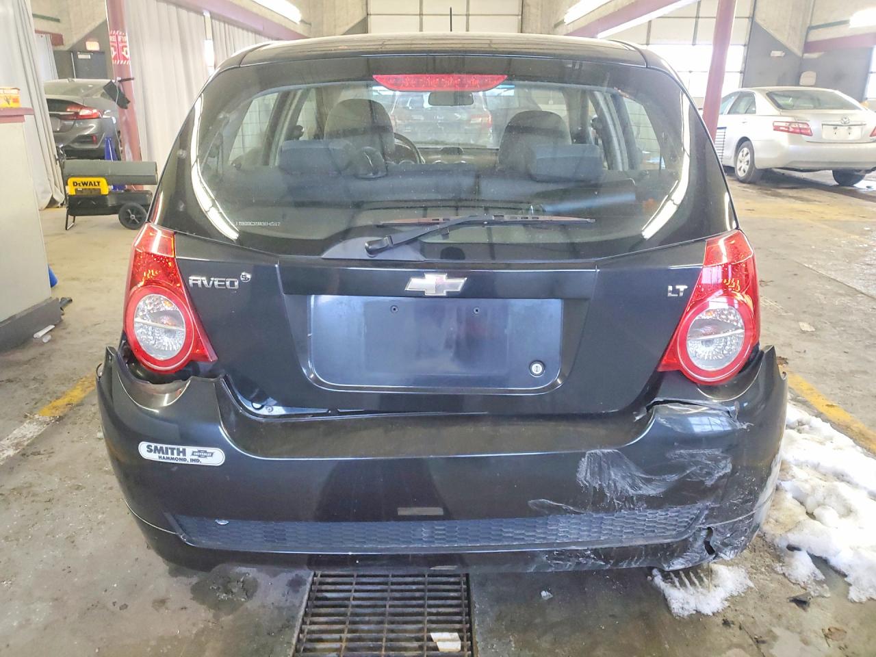 2009 Chevrolet Aveo Ls Black vin: KL1TD66E39B304567