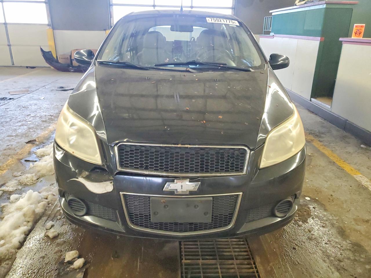 2009 Chevrolet Aveo Ls Black vin: KL1TD66E39B304567