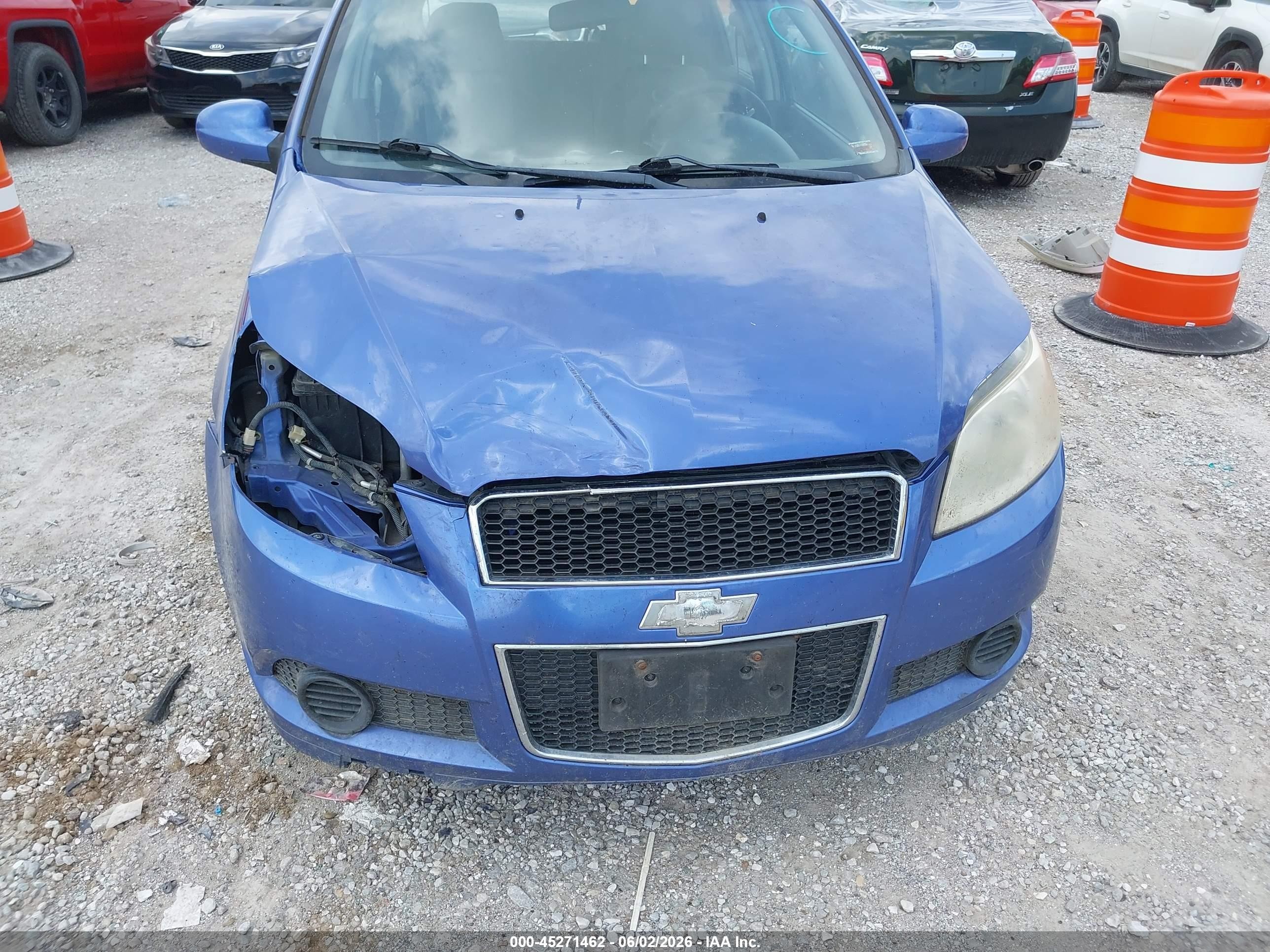 2009 Chevrolet Aveo Lt Blue vin: KL1TD66E39B318386
