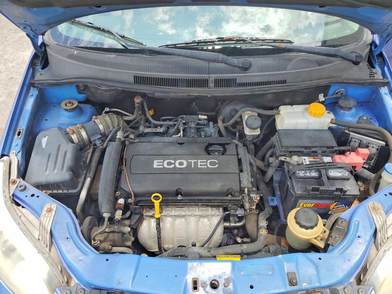 2009 Chevrolet Aveo Ls Синий vin: KL1TD66E59B614073
